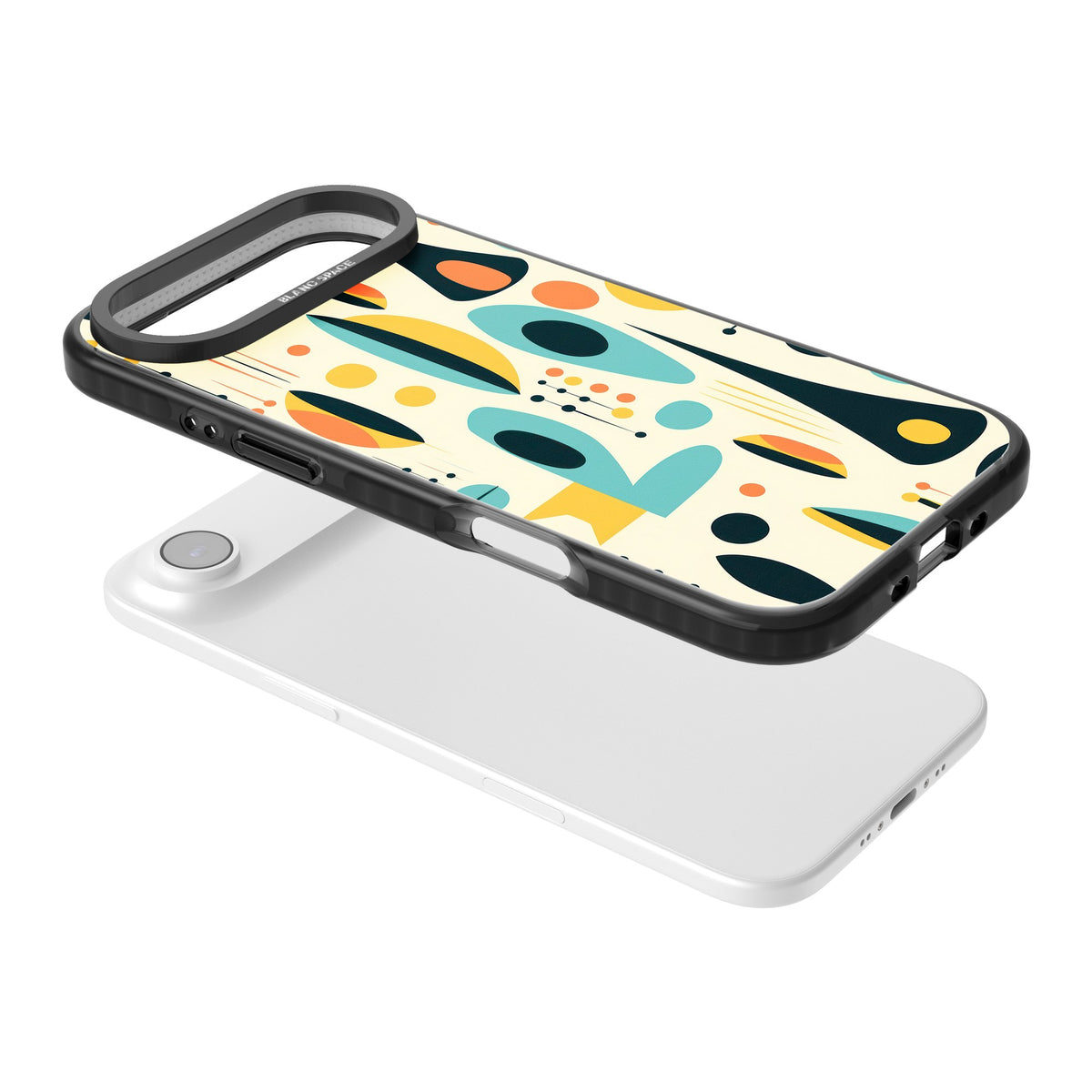 Atomic Lounge iPhone Air Impact Black Phone Case angled