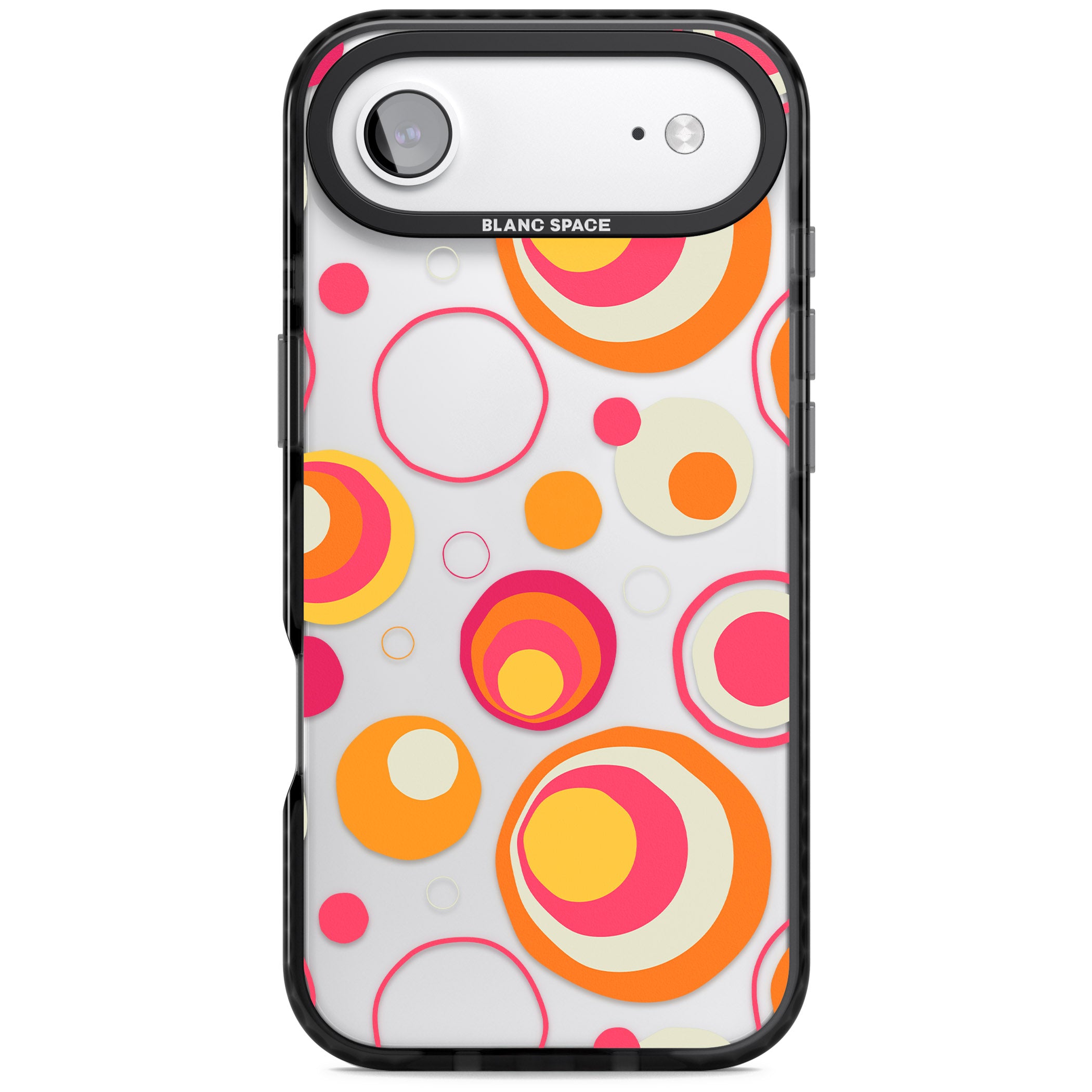 Mid Century Party Pattern iPhone 17 Air Impact Black Phone Case