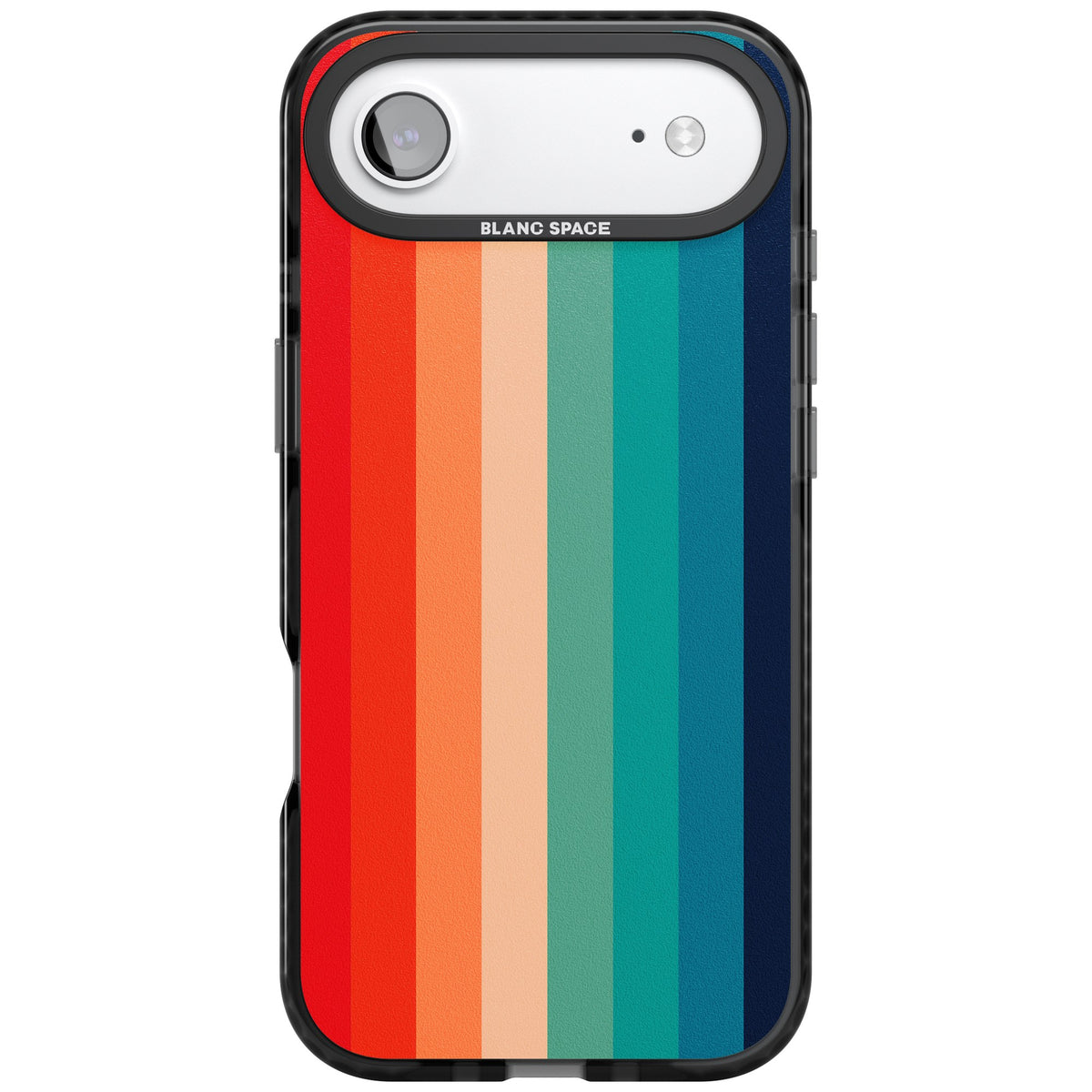 Retro Spectrum iPhone Air Impact Black Phone Case front