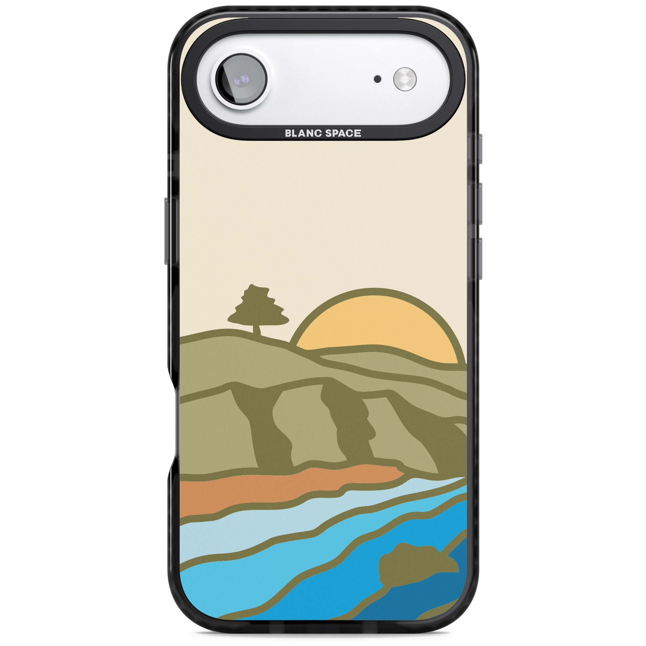 North Sunset iPhone 17 Air Impact Black Phone Case