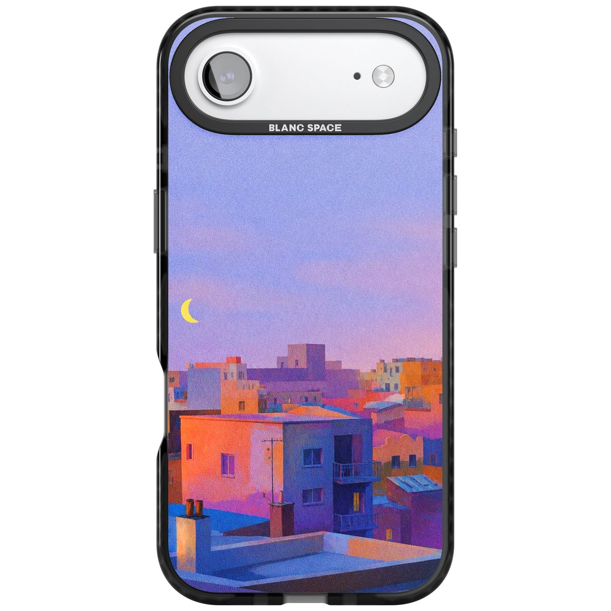 Twilight Rooftops iPhone Air Impact Black Phone Case front