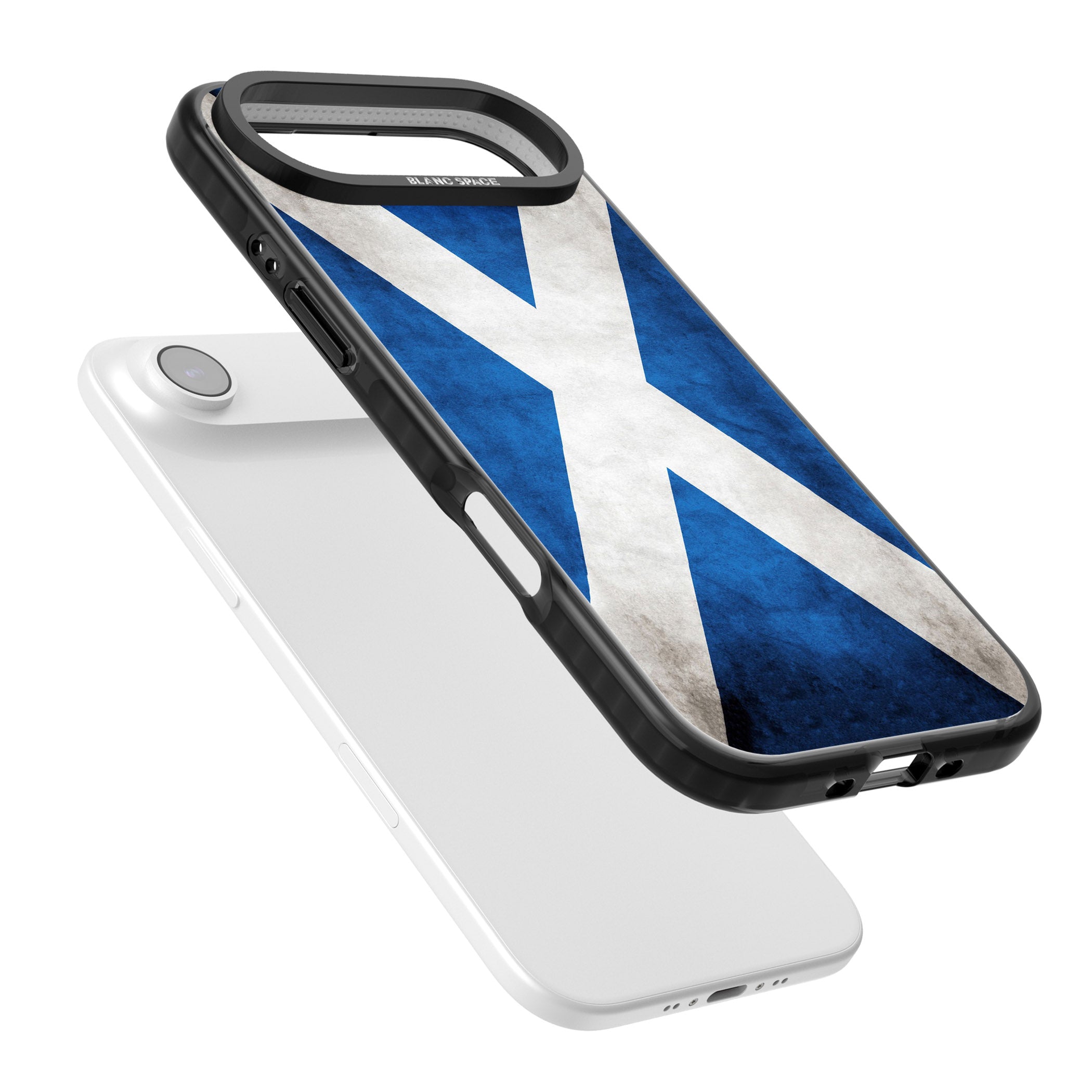 Scotland Saltire Flag iPhone 17 Air Impact Black Phone Case Colours