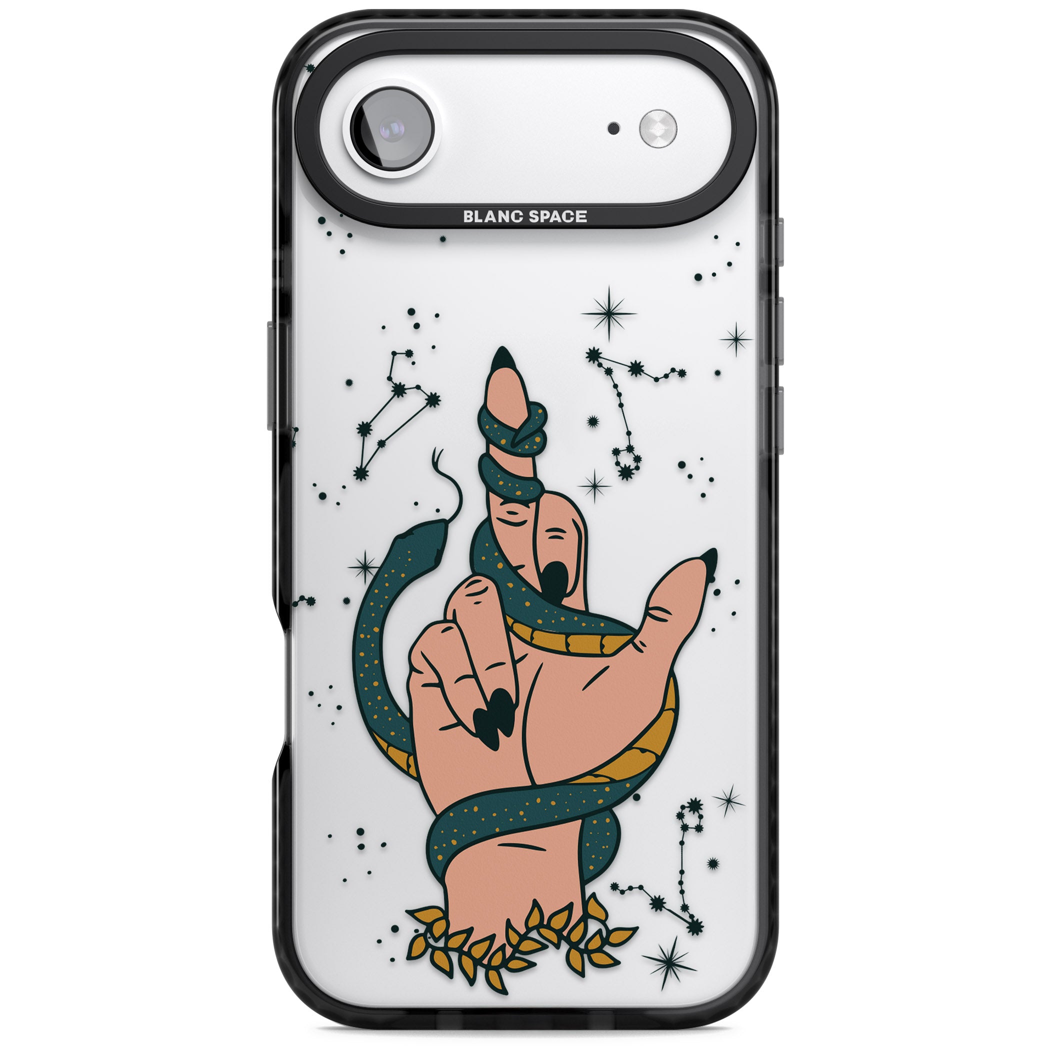 Snakes, Stars And Cynicism iPhone 17 Air Impact Black Phone Case