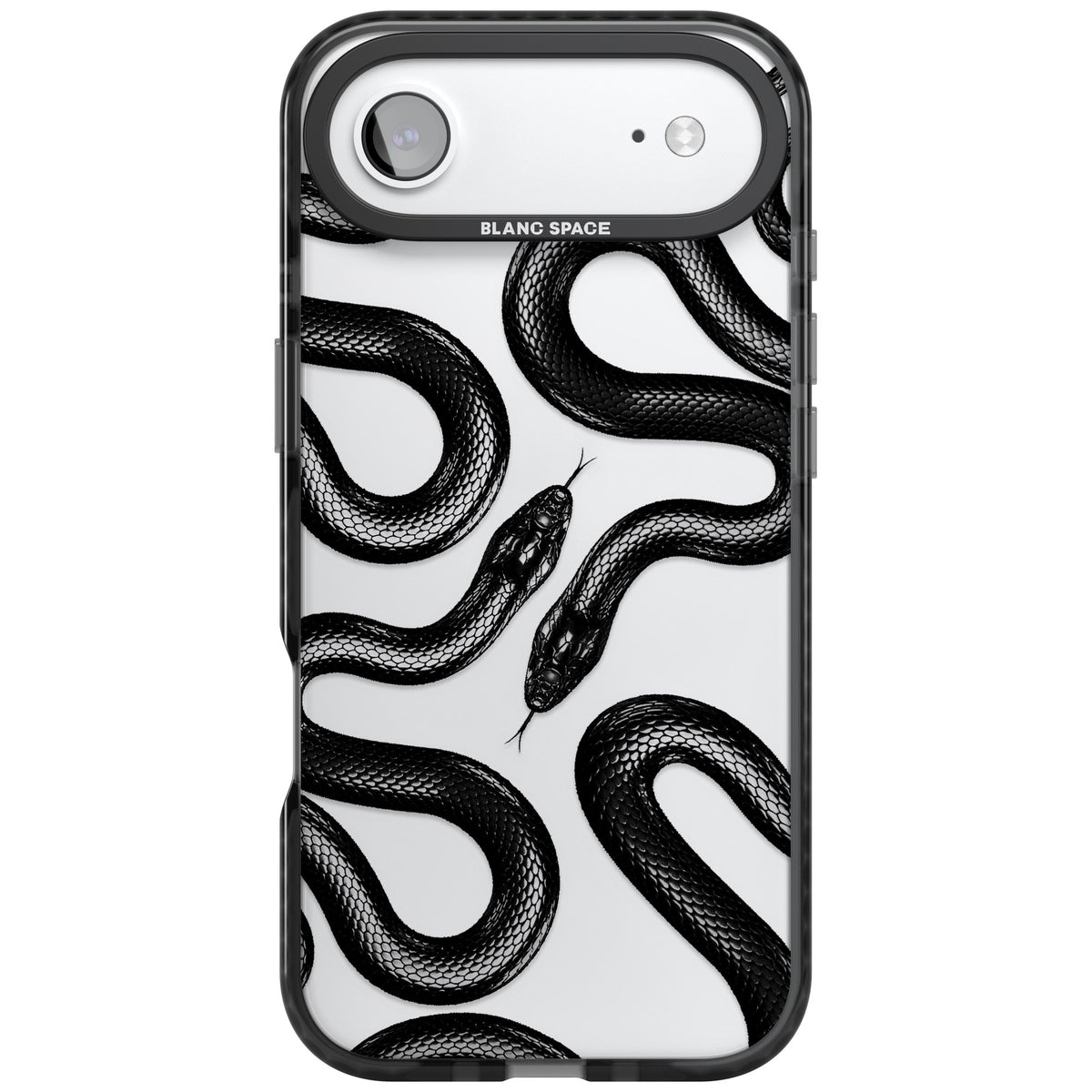 Black Kingsnake iPhone Air Impact Black Phone Case front