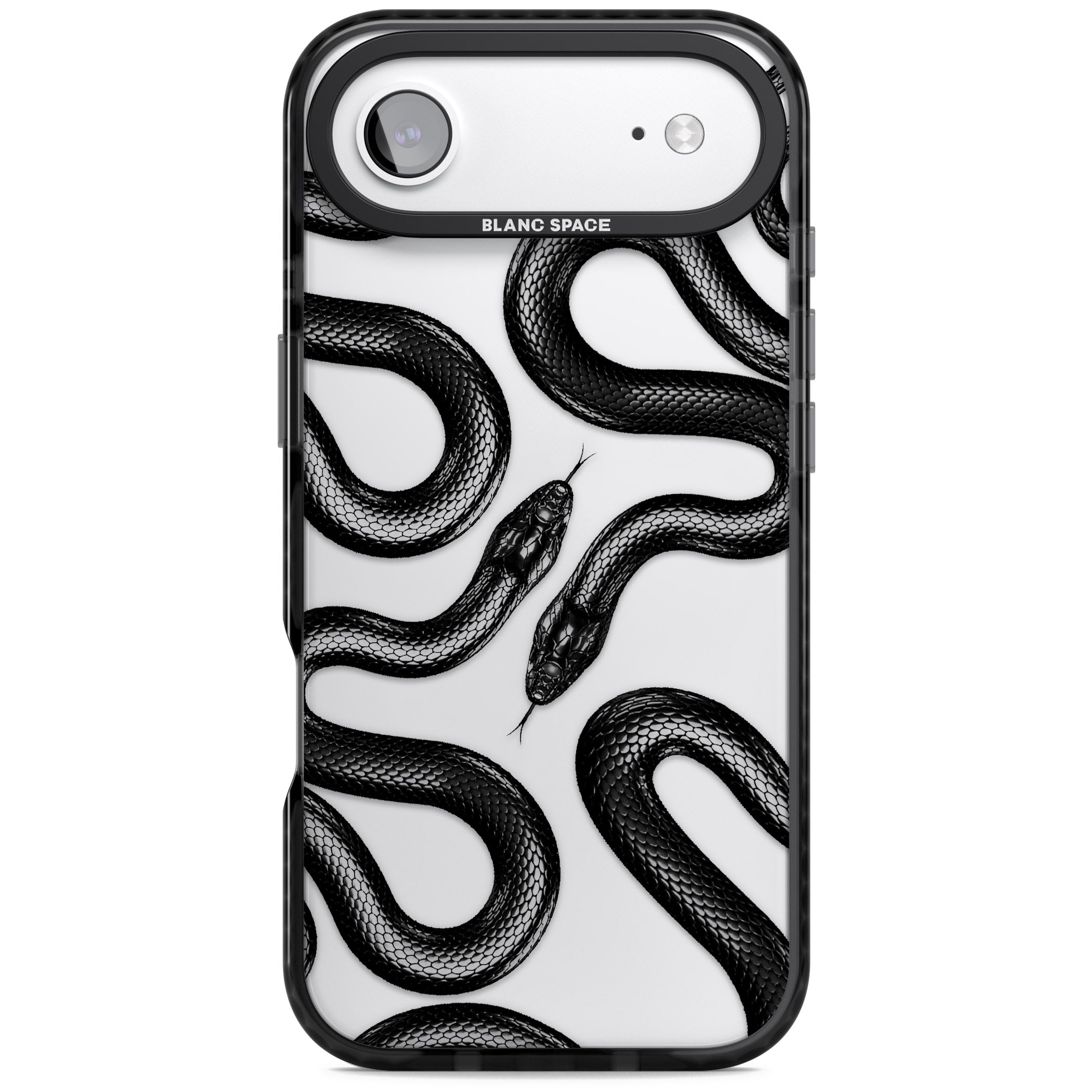 Black Kingsnake iPhone 17 Air Impact Black Phone Case