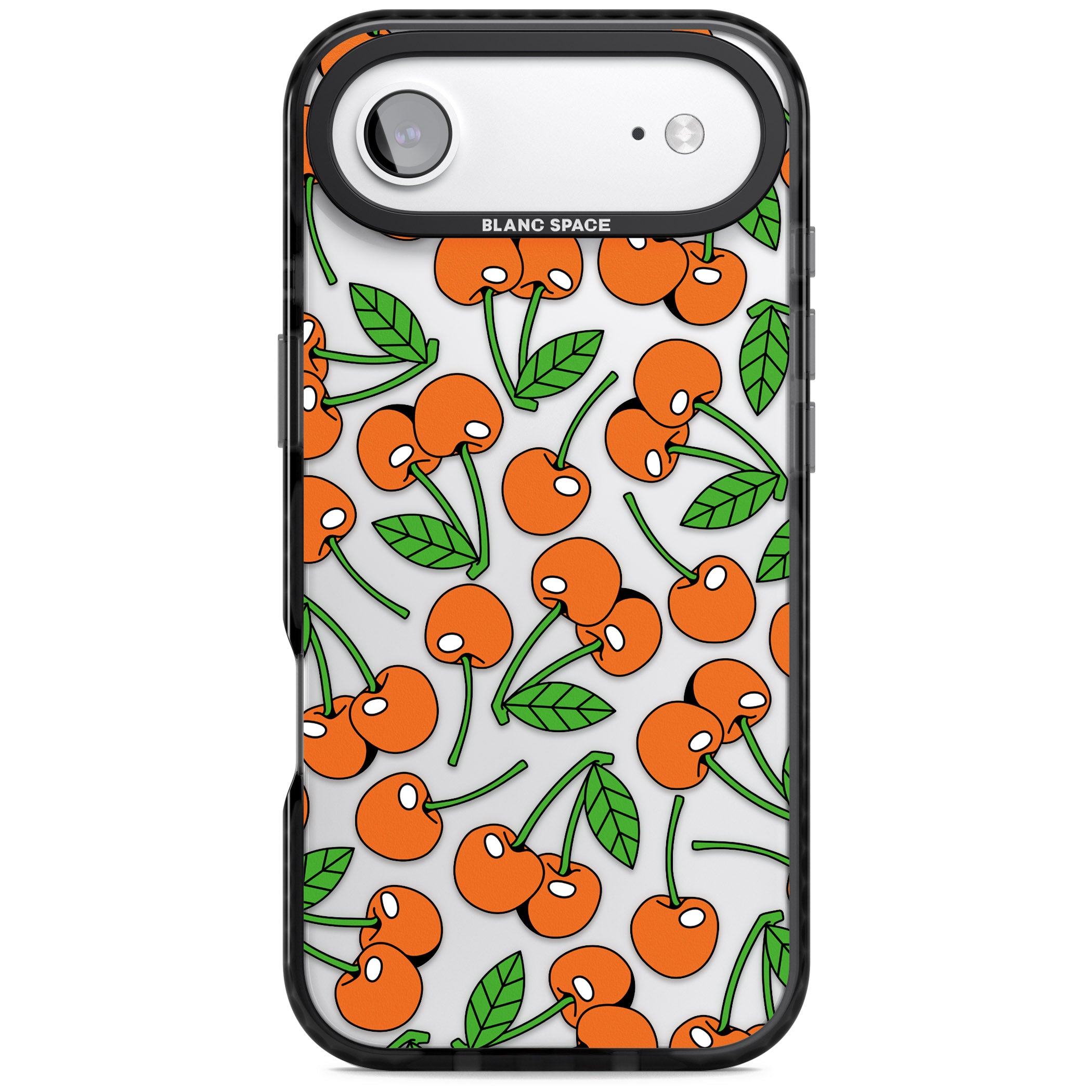 Orchard Fresh Cherries iPhone 17 Air Impact Black Phone Case