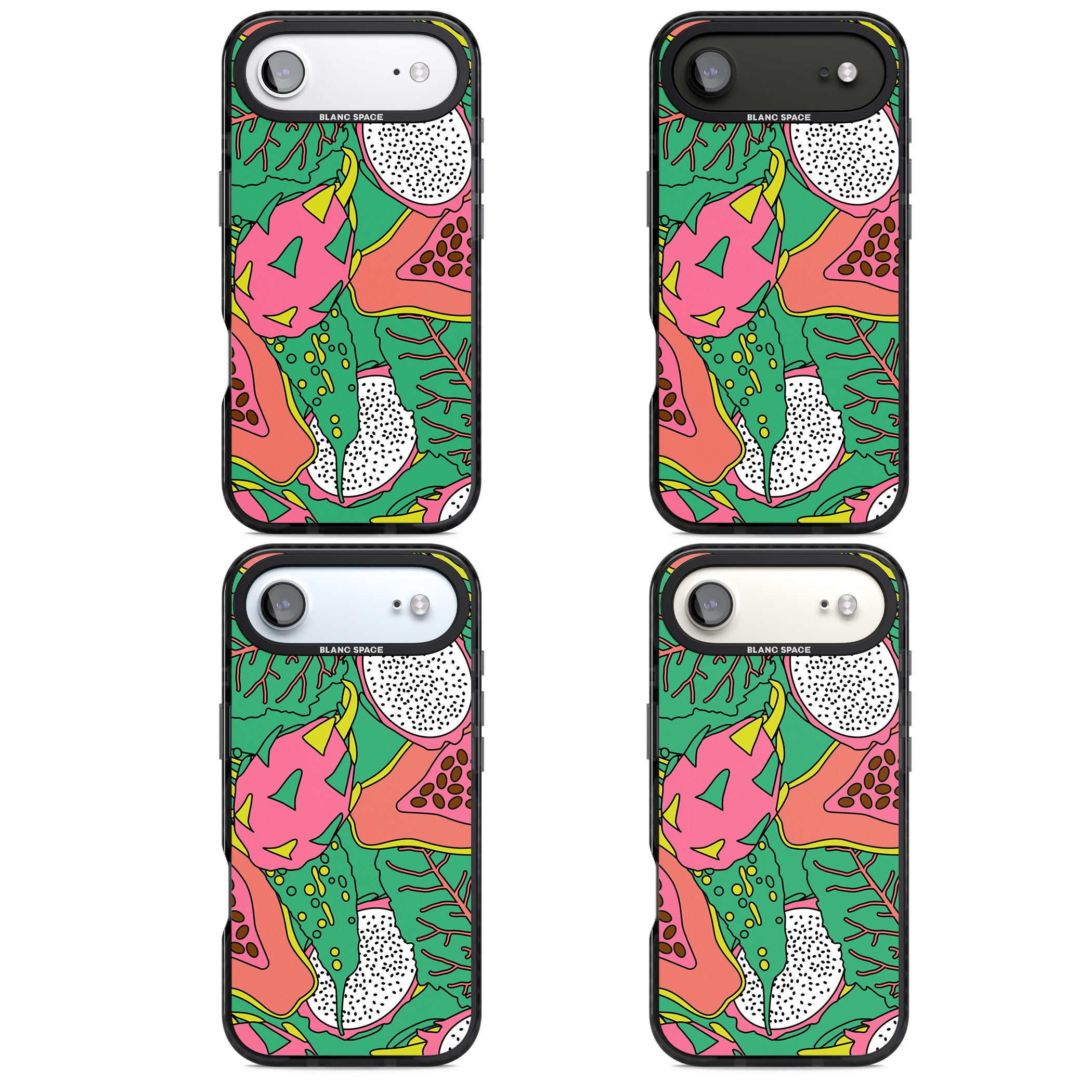 Psychedelic Salad iPhone 17 Air Impact Black Phone Case APT Impact Protection