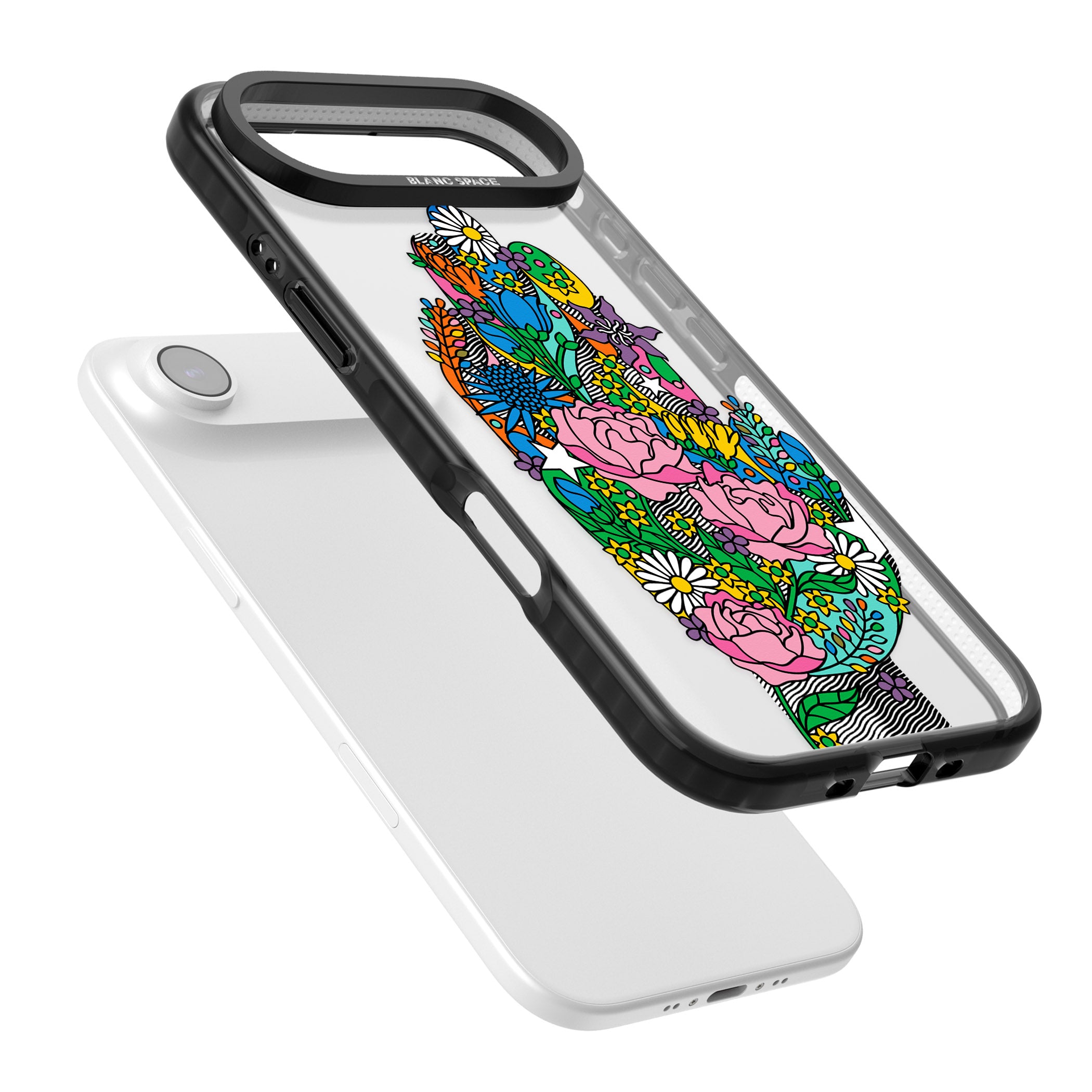 Garden Touch iPhone 17 Air Impact Black Phone Case Colours