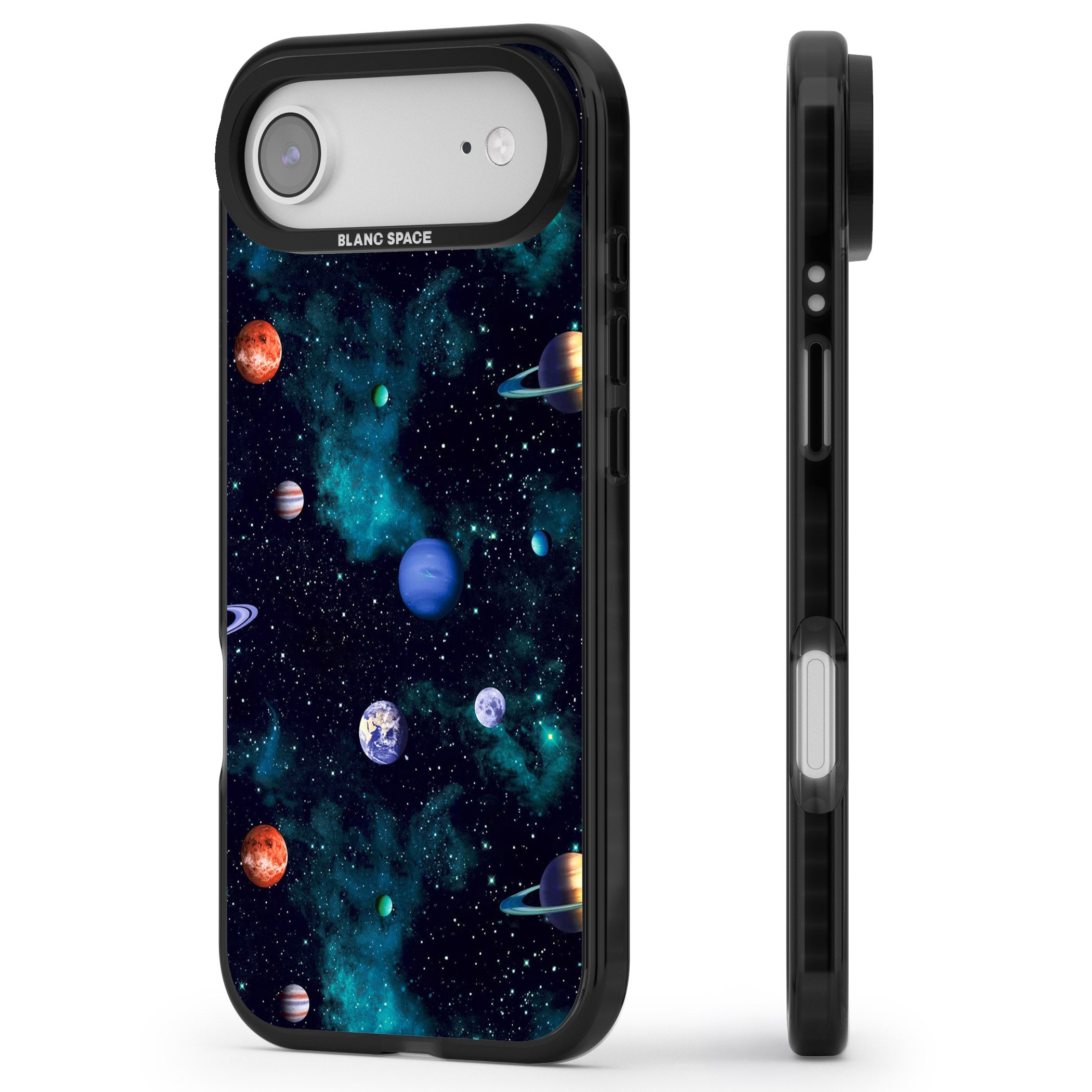 Deep Space iPhone 17 Air Impact Black Phone Case Side Profile