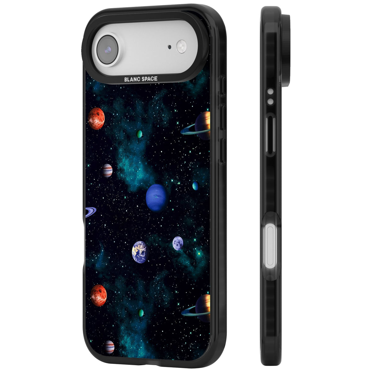Deep Space iPhone Air Impact Black Phone Case side