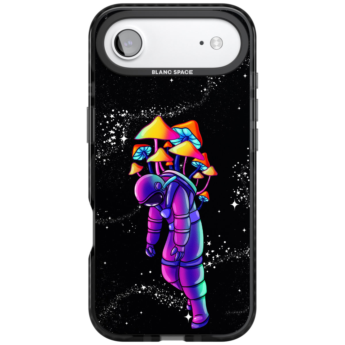 Space Mutation iPhone Air Impact Black Phone Case front