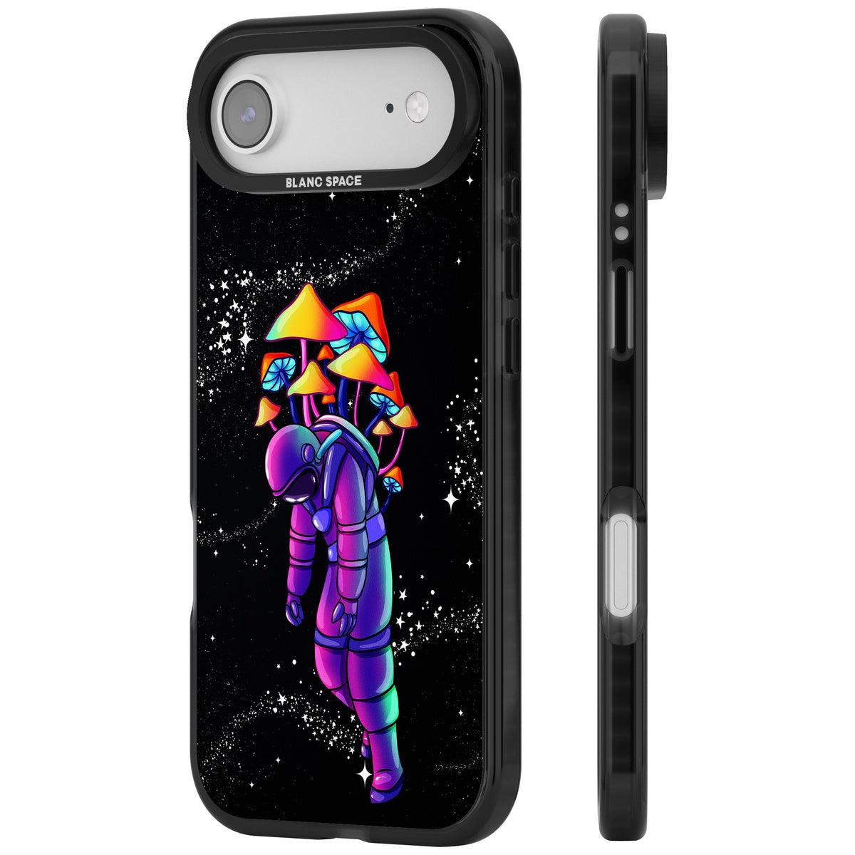 Space Mutation iPhone Air Impact Black Phone Case side