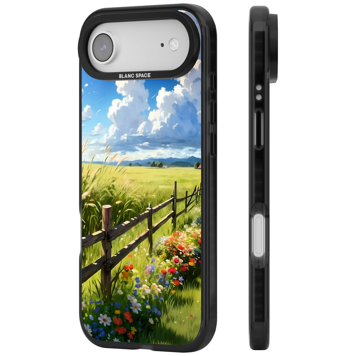 A Countryside Afternoon iPhone Air Impact Black Phone Case side