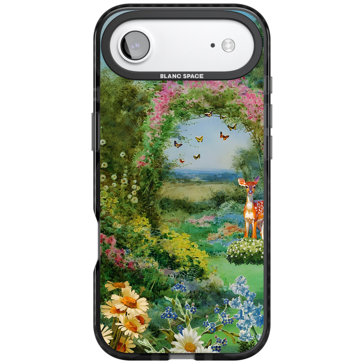 Flourishing Meadow iPhone Air Impact Black Phone Case front