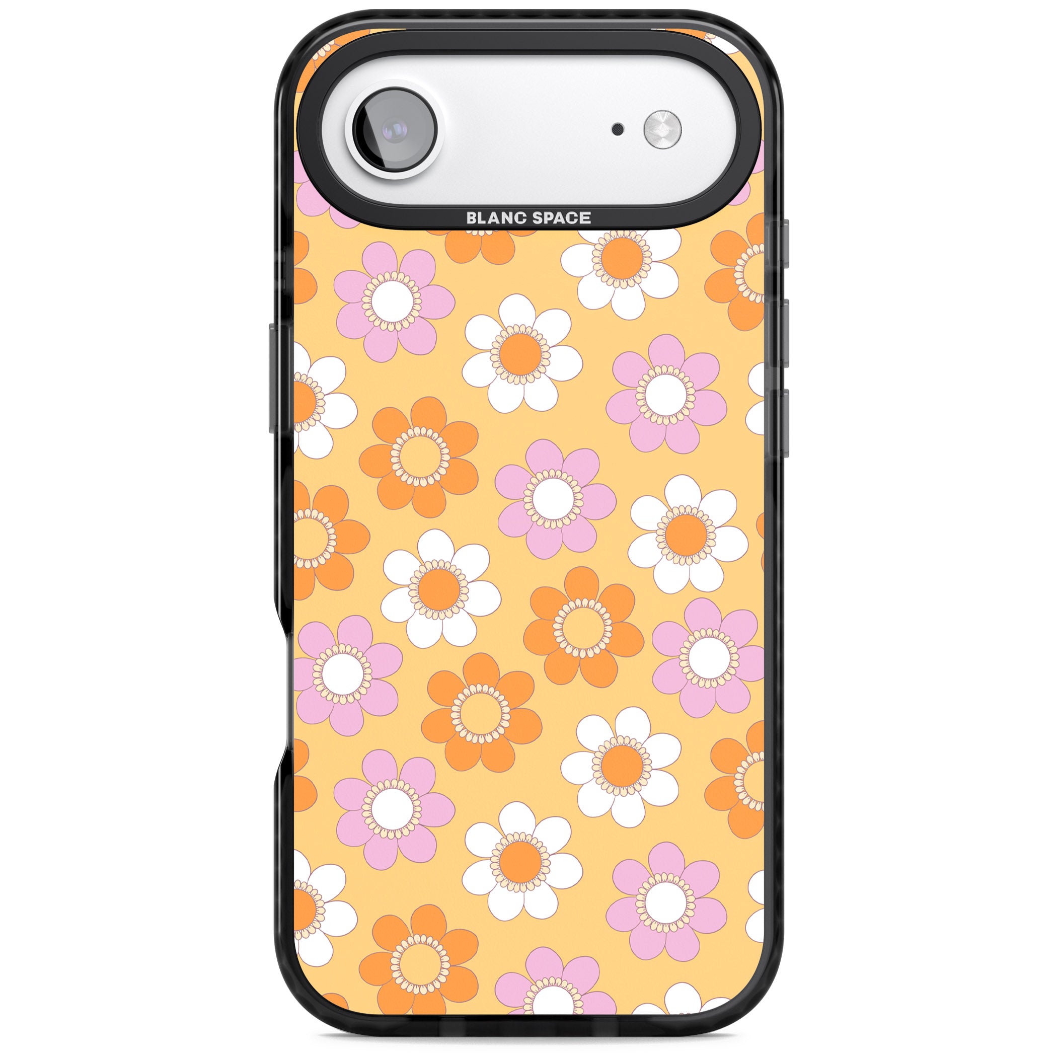 Sunny Flower Mix iPhone 17 Air Impact Black Phone Case