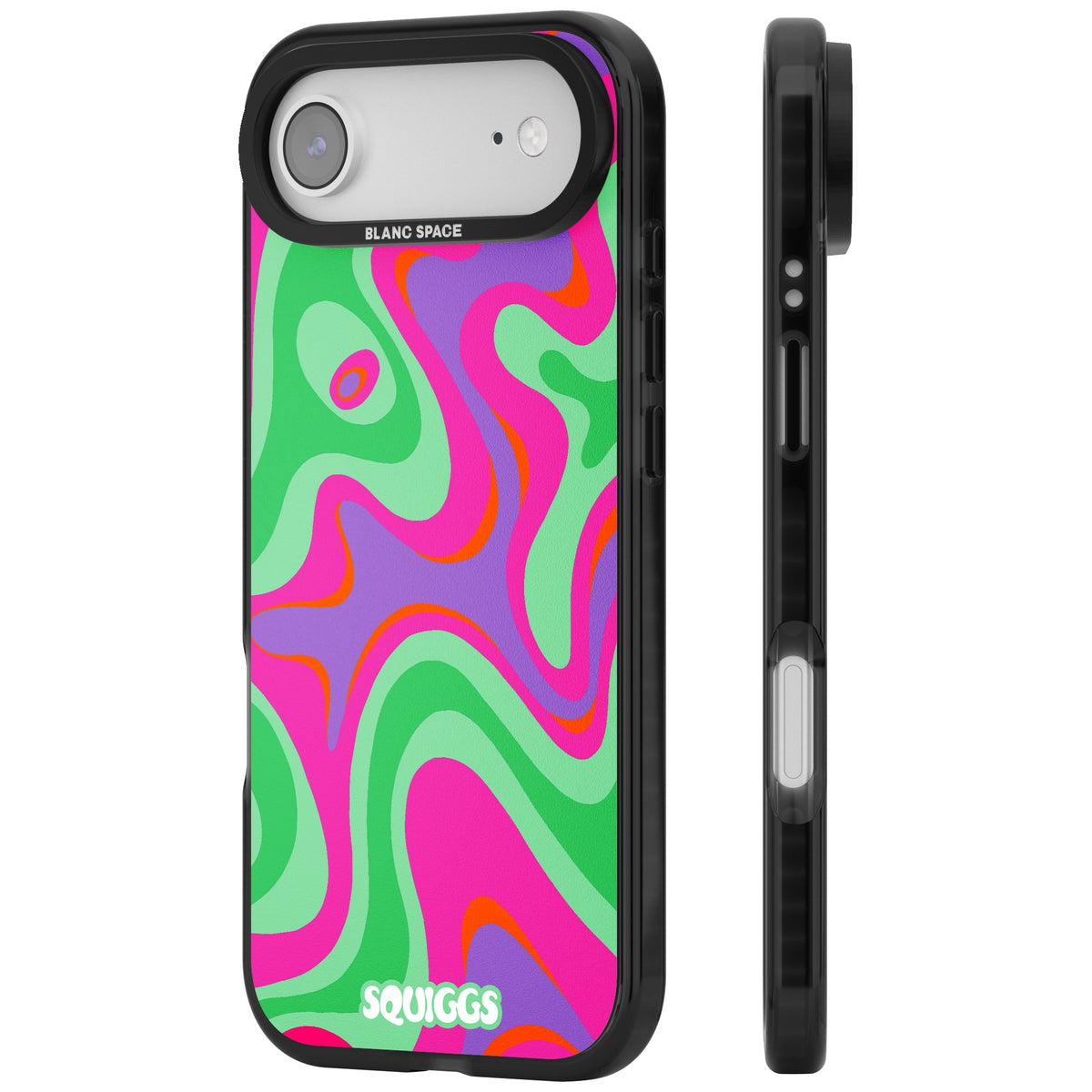 Plasma Lava iPhone Air Impact Black Phone Case side