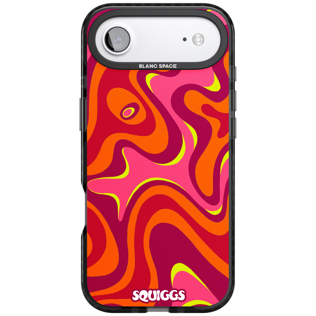 Hot Lava iPhone Air Impact Black Phone Case front