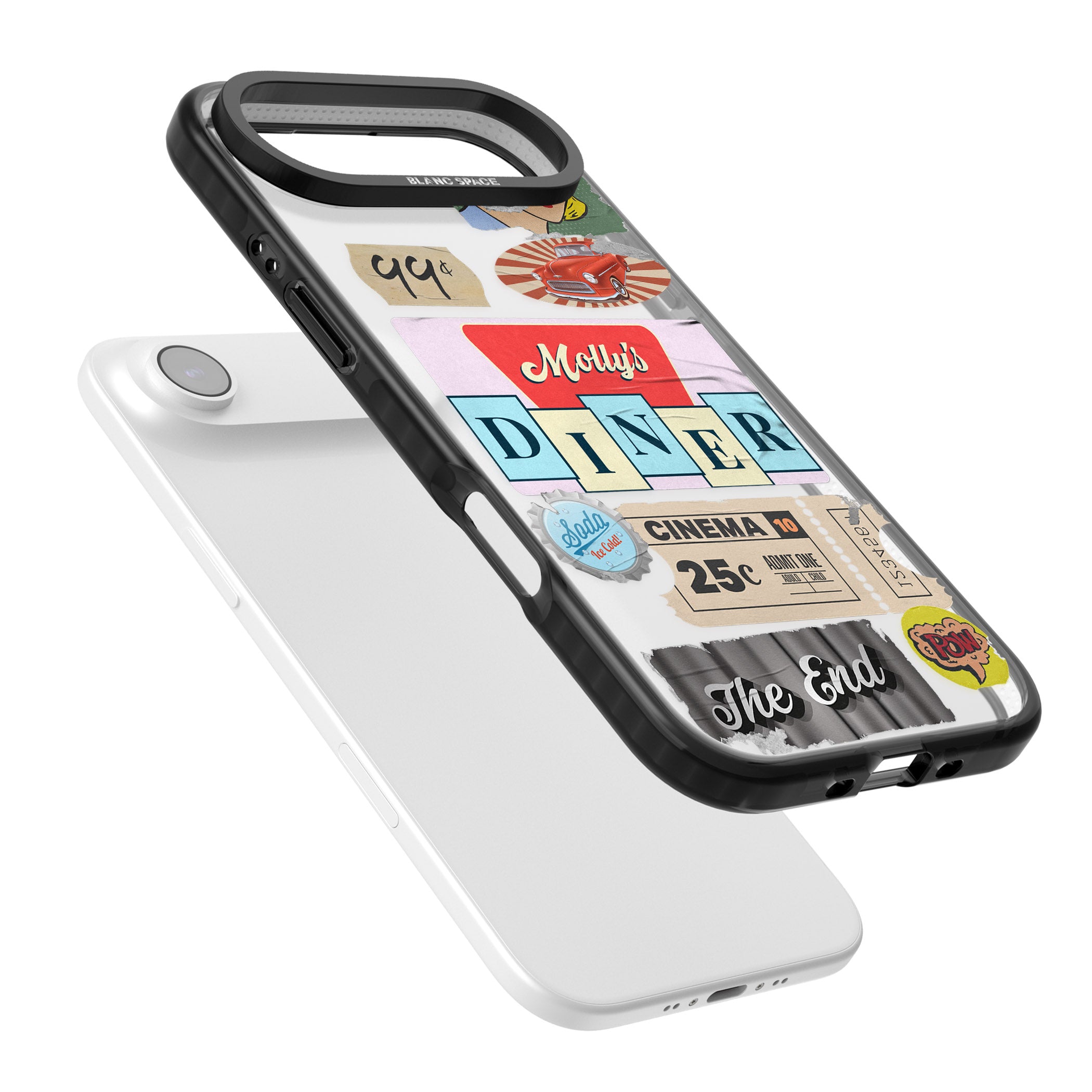 Nifty Fifties Swing iPhone 17 Air Impact Black Phone Case Colours