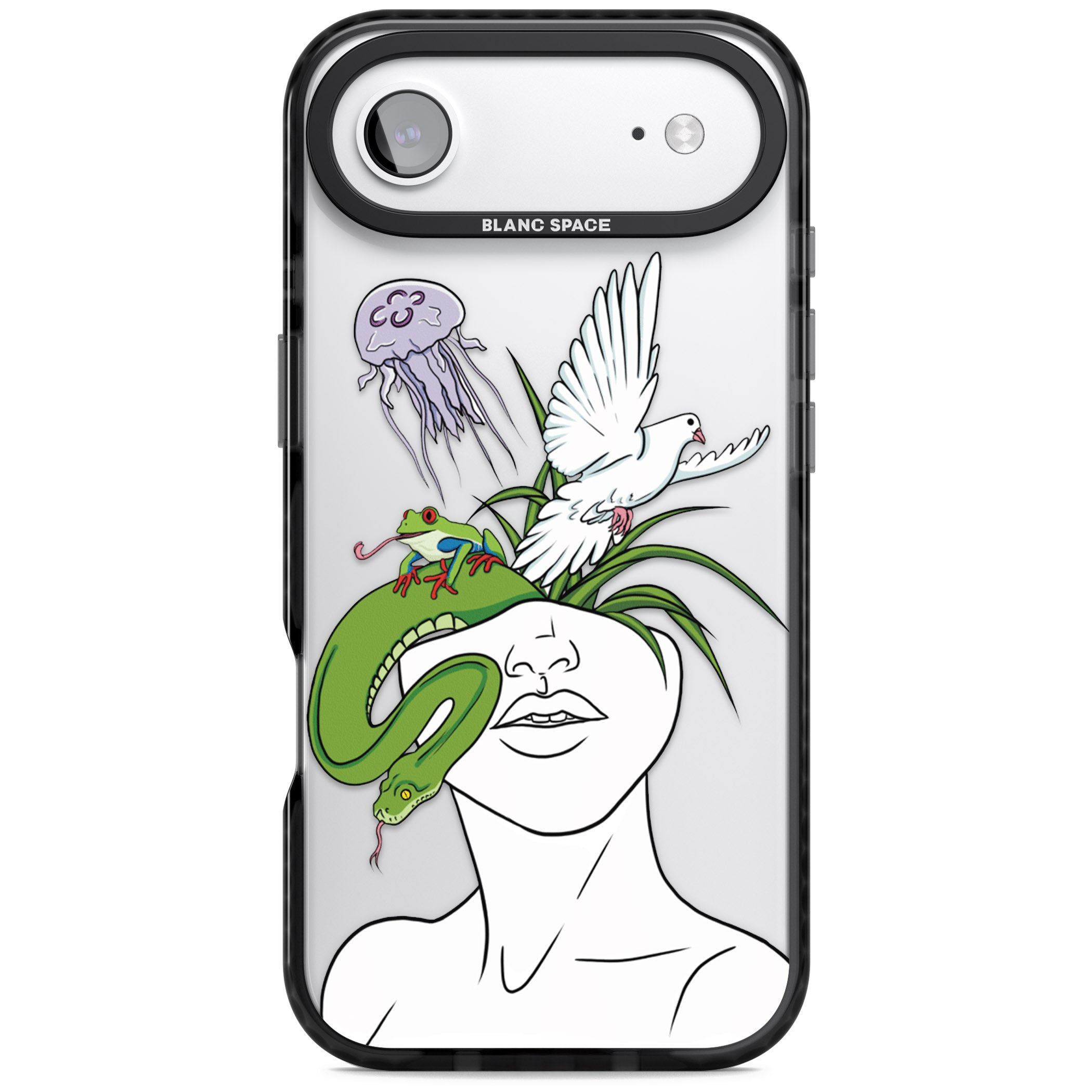Wild Thoughts iPhone 17 Air Impact Black Phone Case