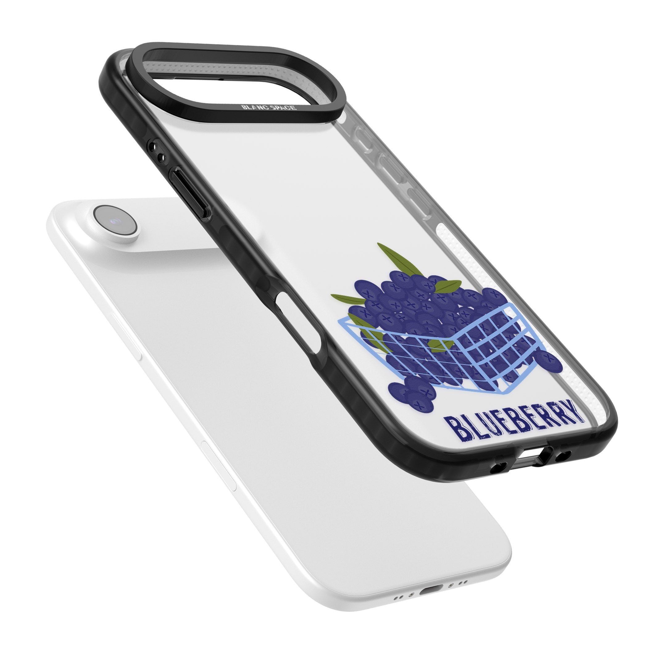 Blueberry Basket iPhone 17 Air Impact Black Phone Case Colours