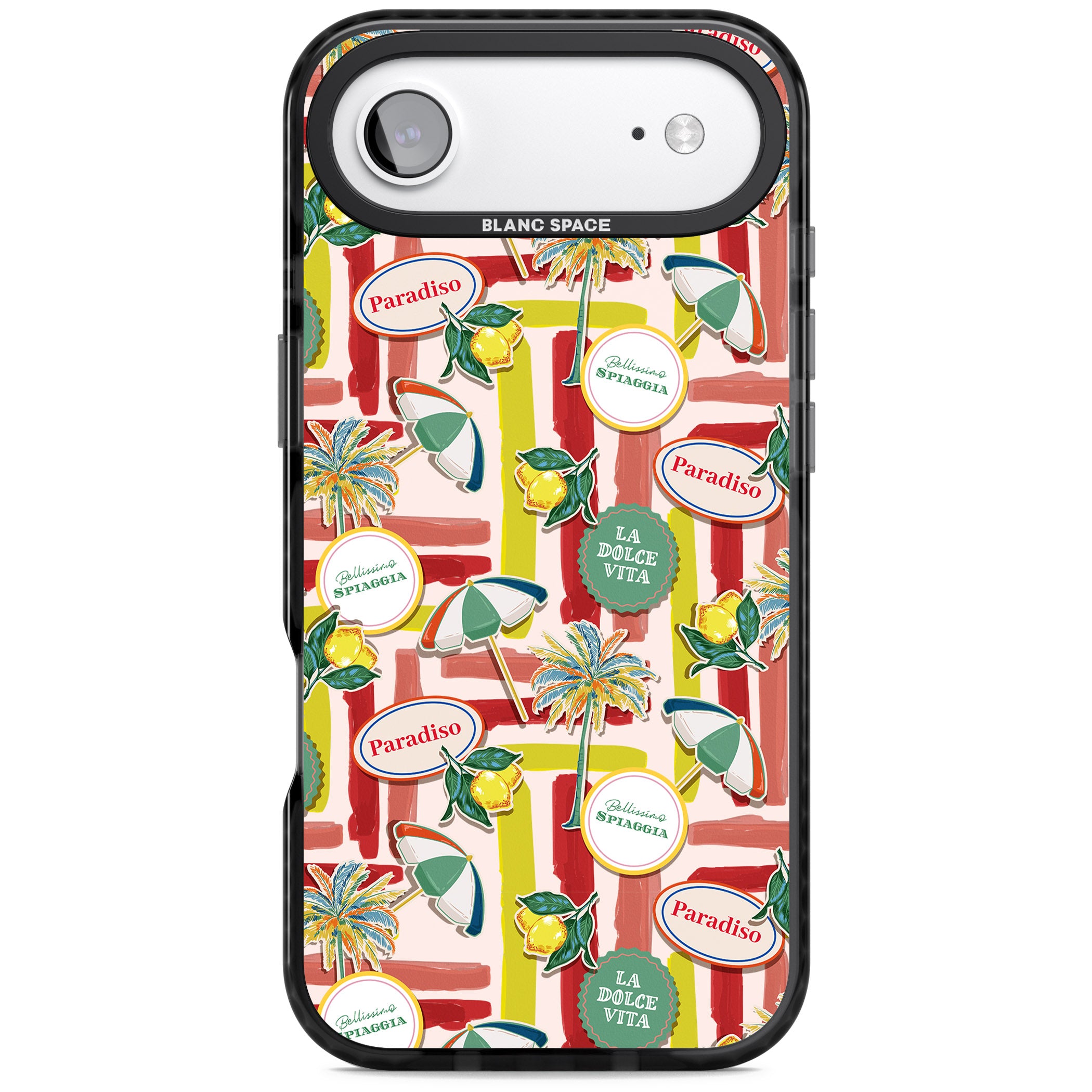 Paradiso Vibes iPhone 17 Air Impact Black Phone Case