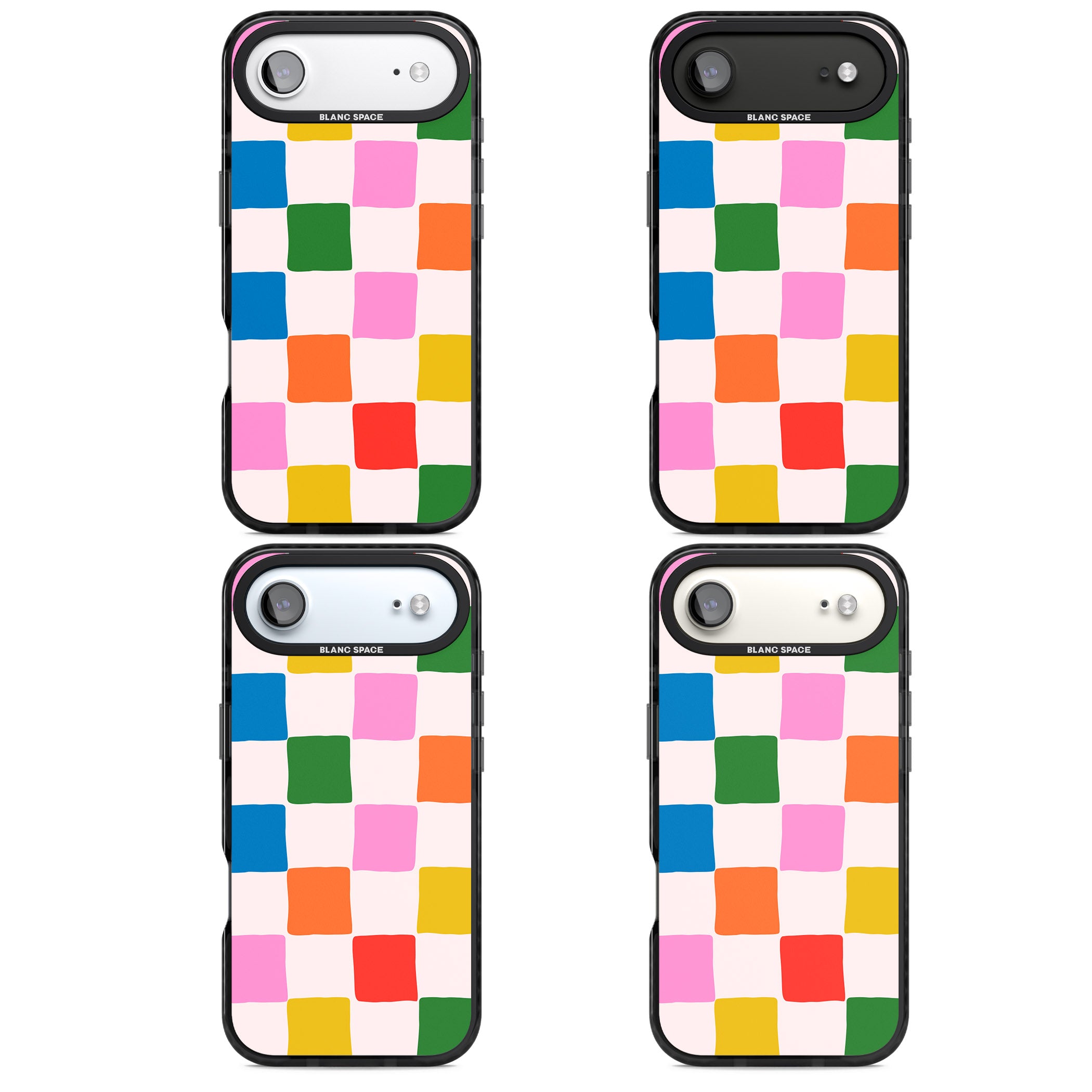 Colour Checked iPhone 17 Air Impact Black Phone Case APT Impact Protection