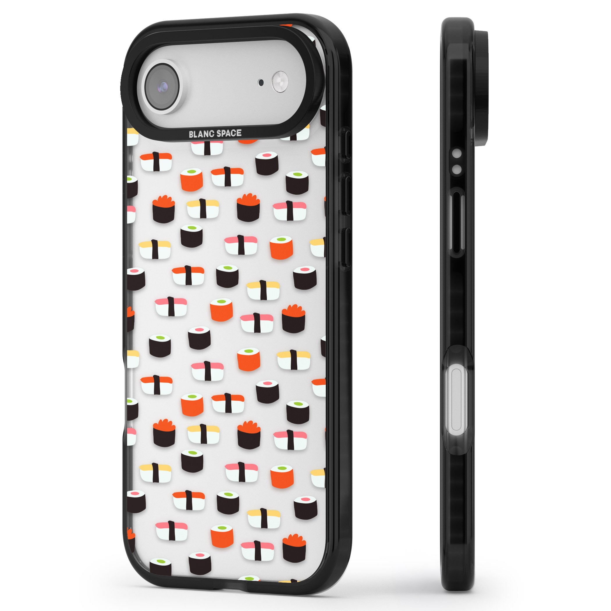 Sushi Pop iPhone 17 Air Impact Black Phone Case Side Profile