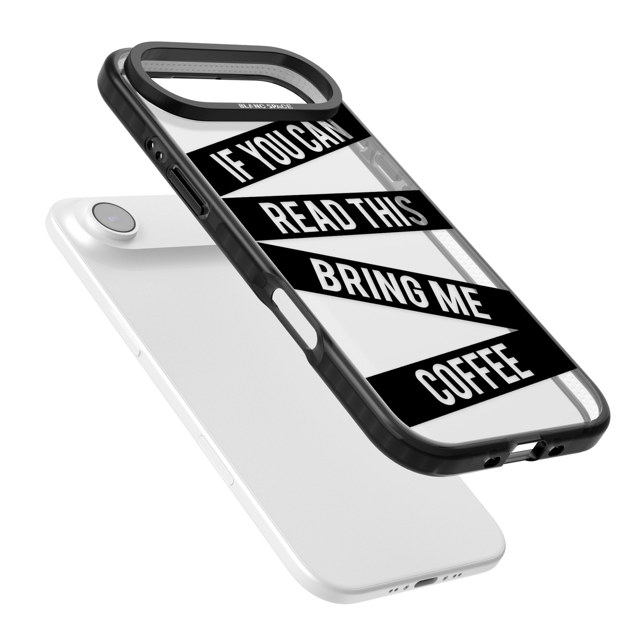 Bring Me Coffee iPhone 17 Air Impact Black Phone Case Colours