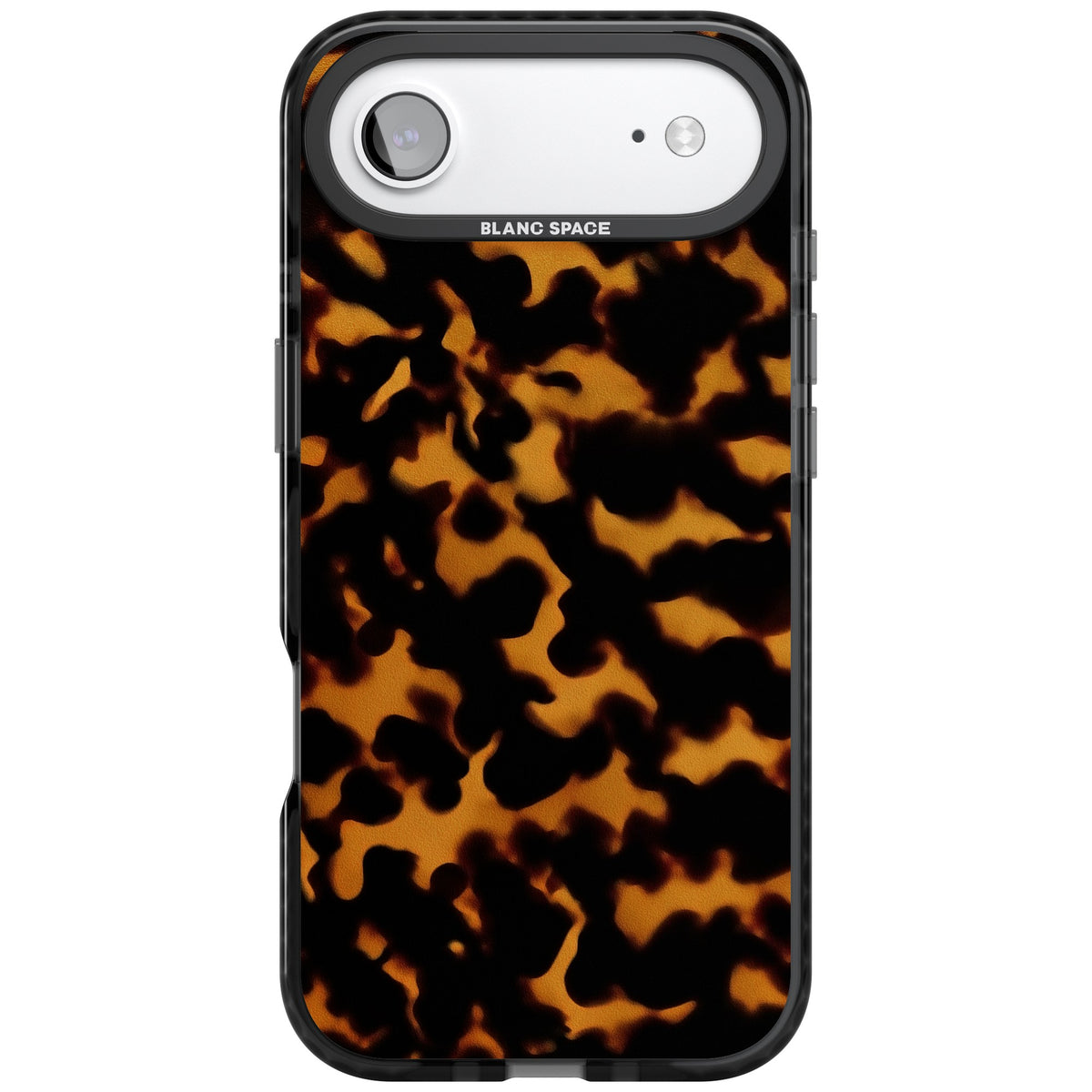 Amber Tortoise iPhone Air Impact Black Phone Case front