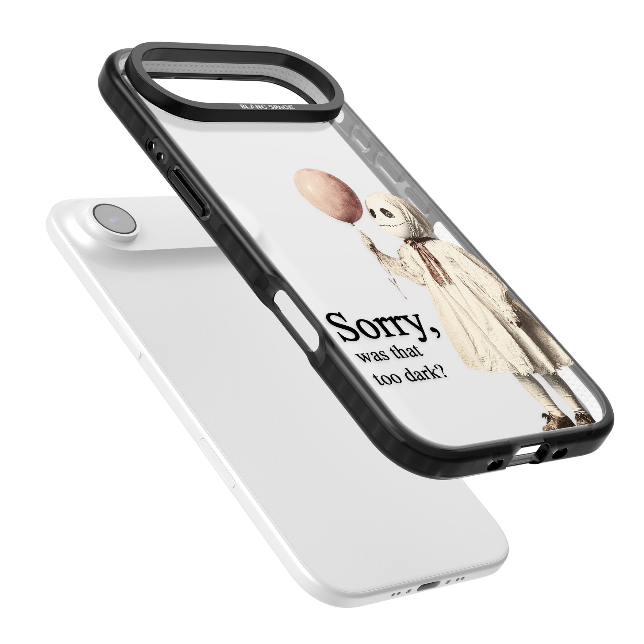 Sorry Was That Too Dark iPhone 17 Air Impact Black Phone Case Colours