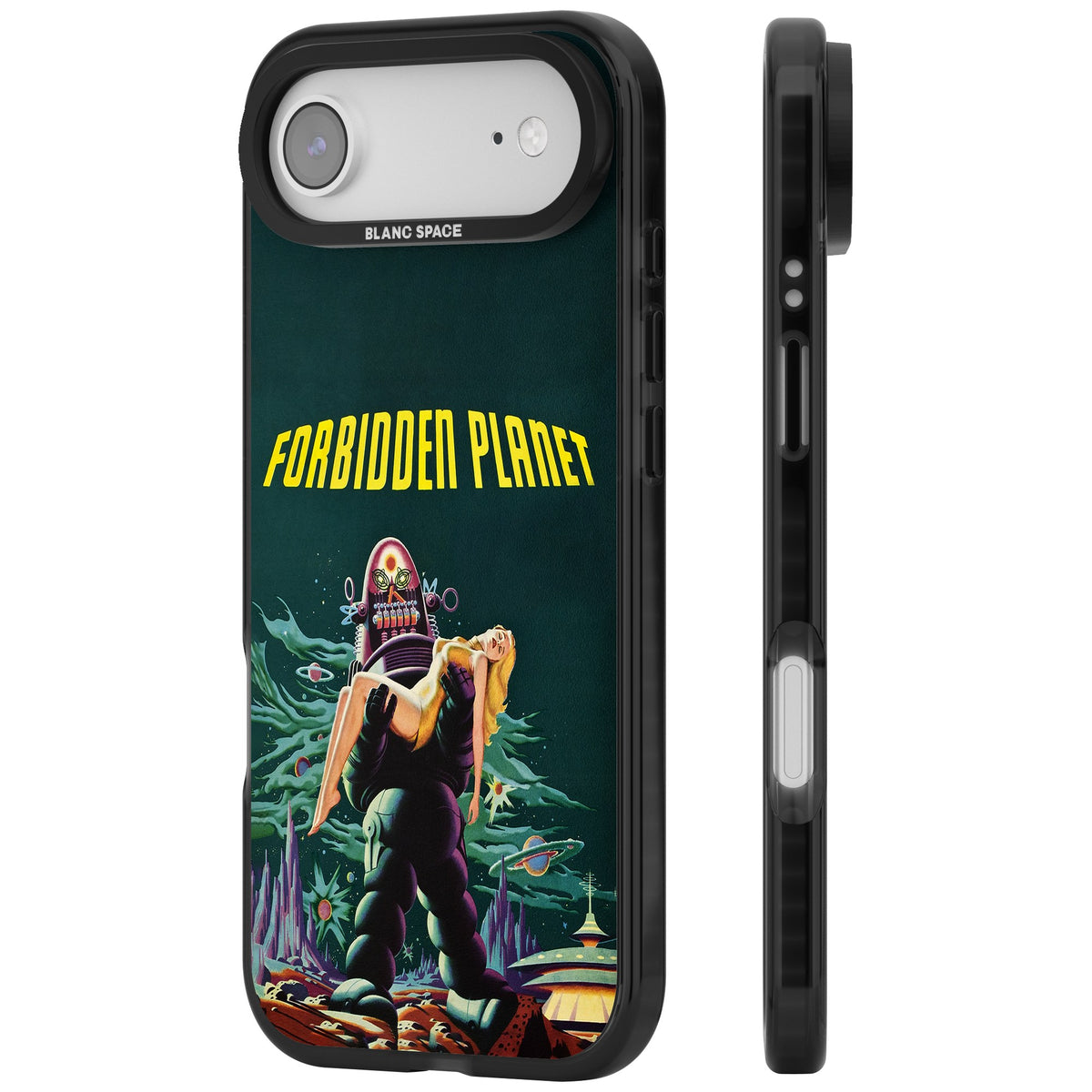 Forbidden Planet Poster iPhone Air Impact Black Phone Case side