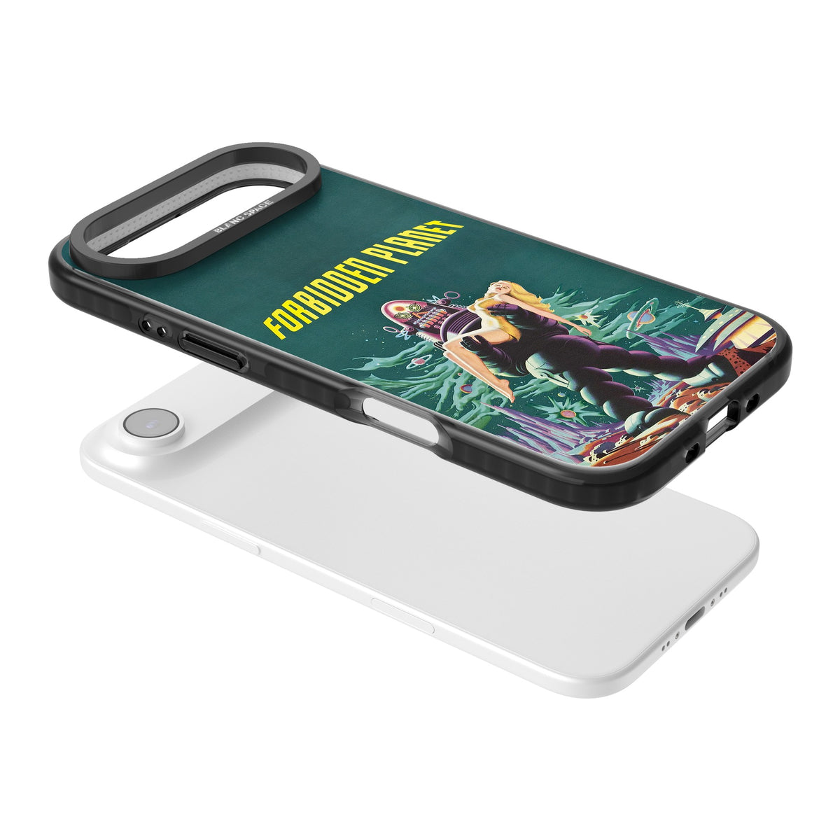 Forbidden Planet Poster iPhone Air Impact Black Phone Case angled