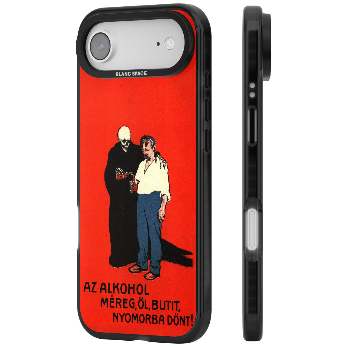 Az Alkohol Poster iPhone Air Impact Black Phone Case side
