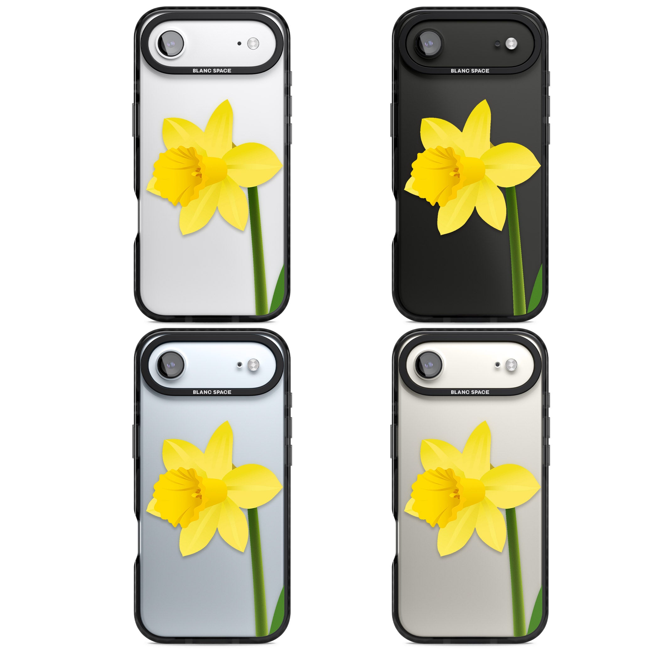 Daffodil iPhone 17 Air Impact Black Phone Case APT Impact Protection