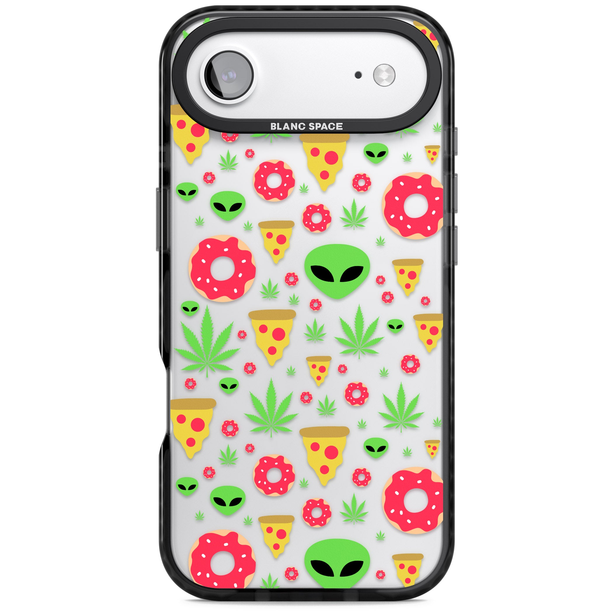 Martians & Munchies iPhone 17 Air Impact Black Phone Case