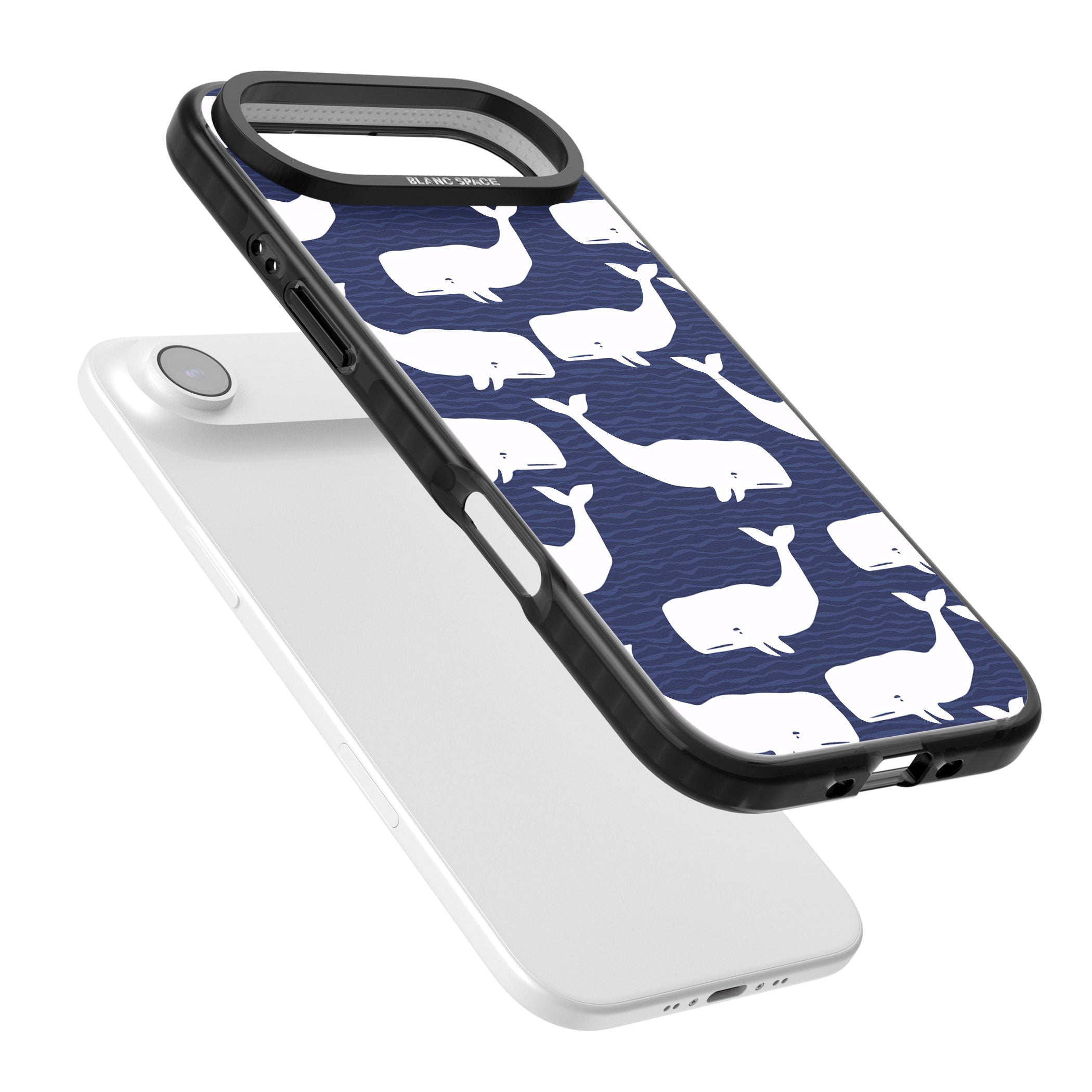 Whale Dreams iPhone 17 Air Impact Black Phone Case Colours
