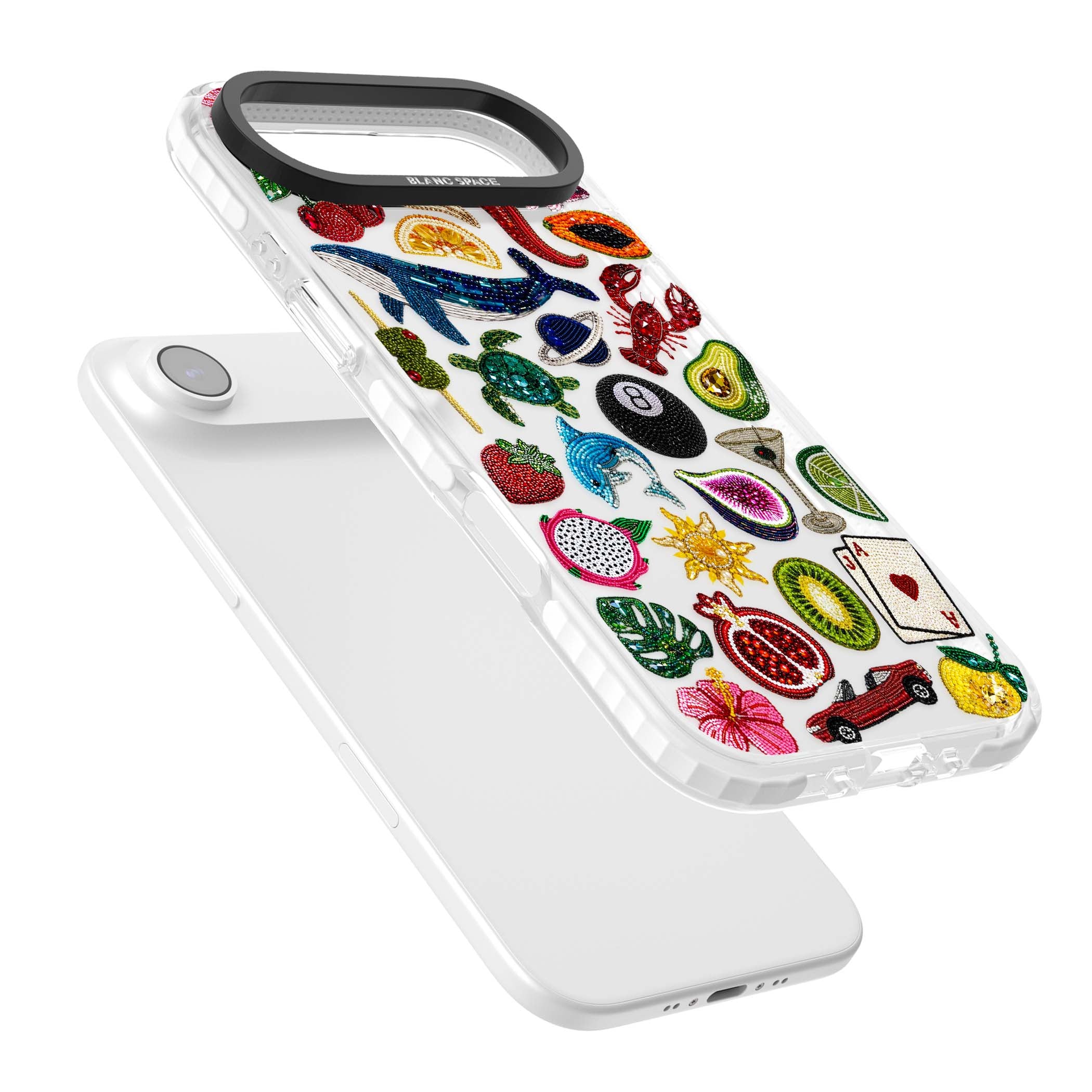 Beaded Mix cute iPhone case | Black Impact case for iPhone Air
