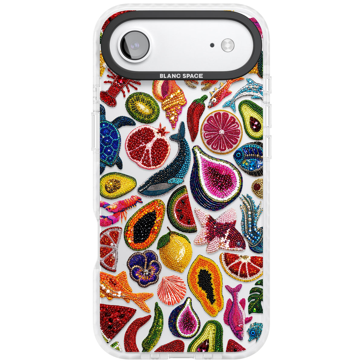 Beaded Tropic iPhone Air Impact Clear Phone Case front