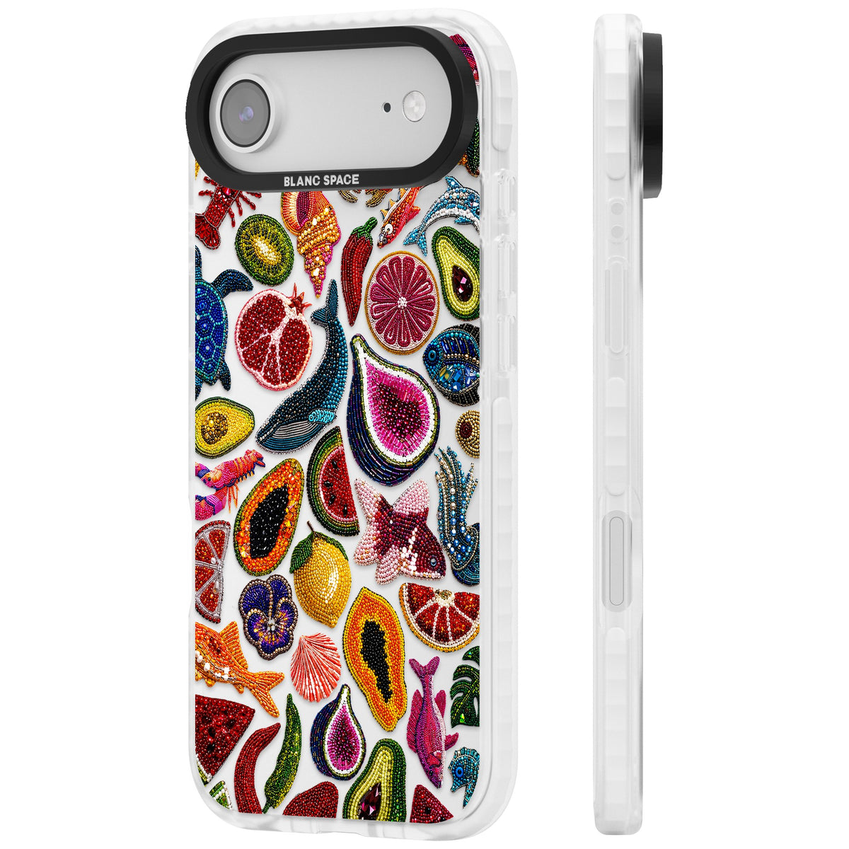Beaded Tropic iPhone Air Impact Clear Phone Case side