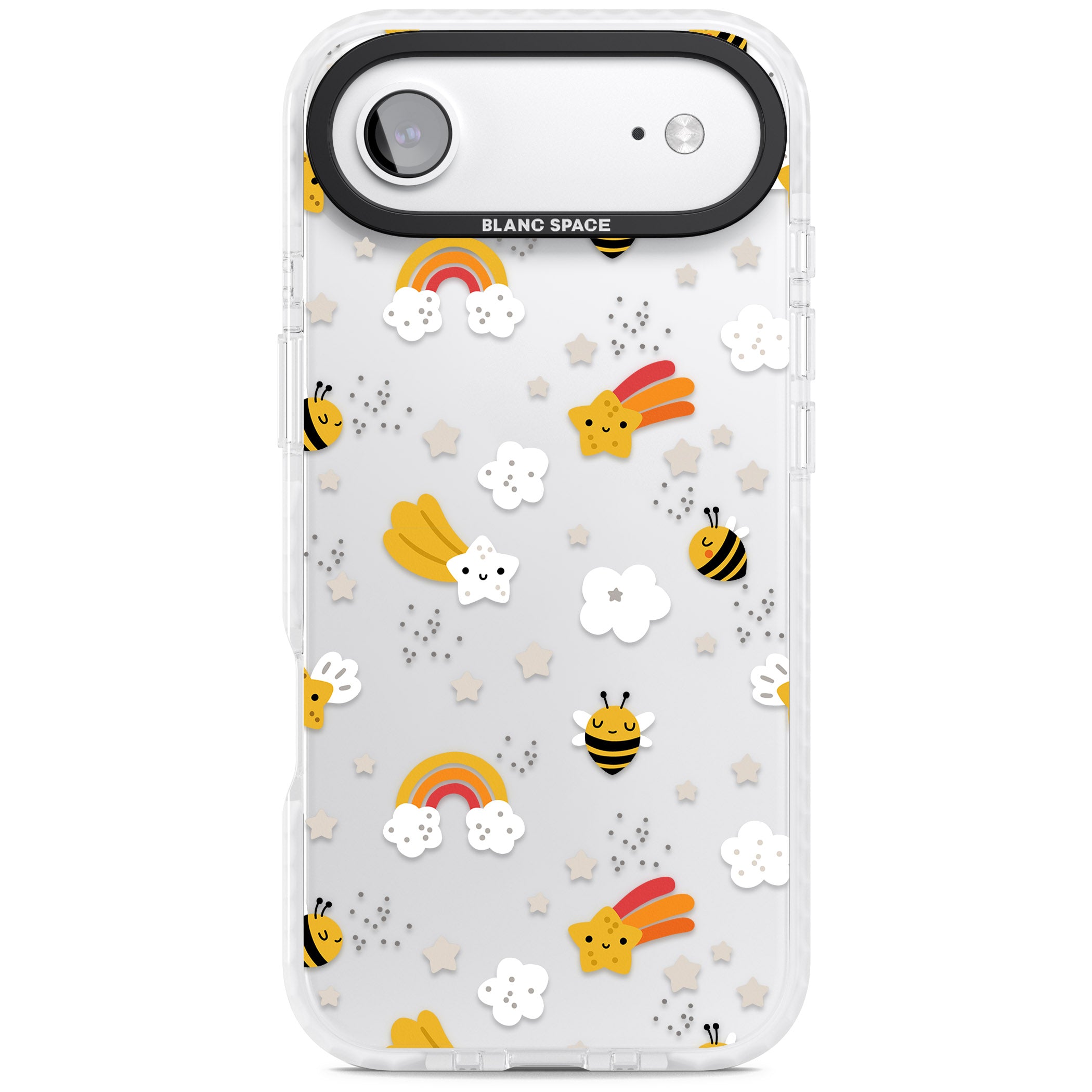 Busy Bee iPhone 17 Air Impact Clear Phone Case