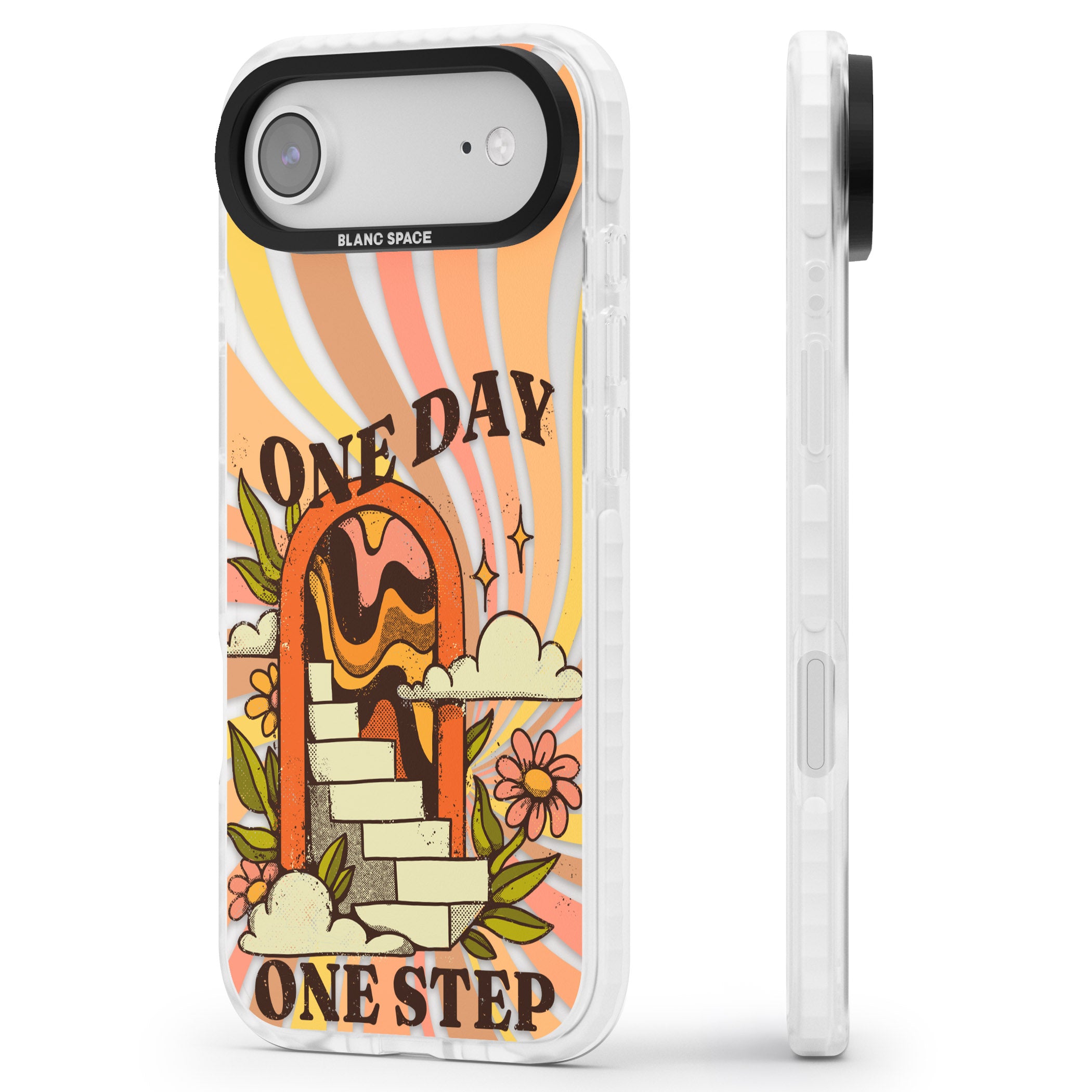 One Day One Step iPhone 17 Air Impact Clear Phone Case Side Profile