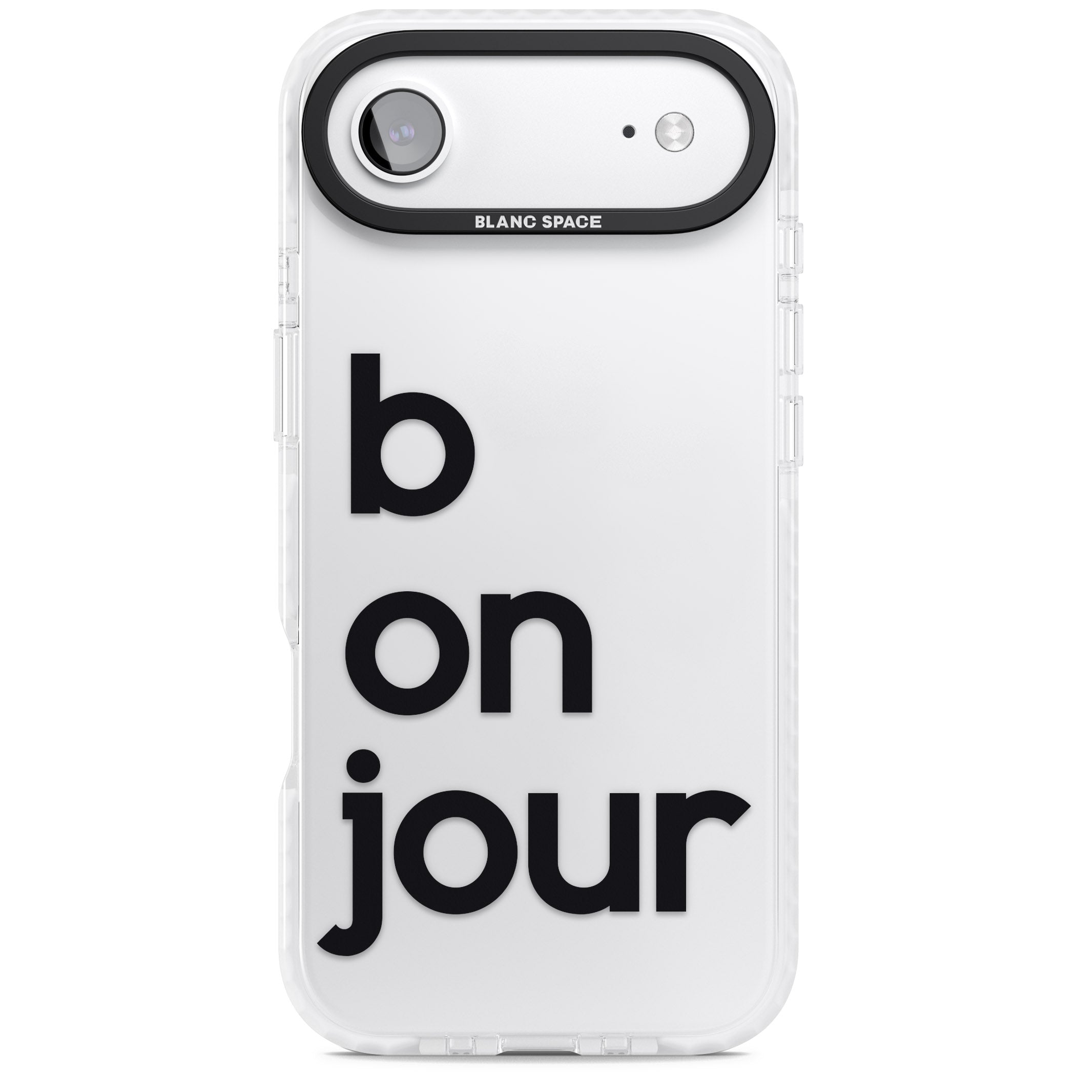 Bonjour iPhone 17 Air Impact Clear Phone Case