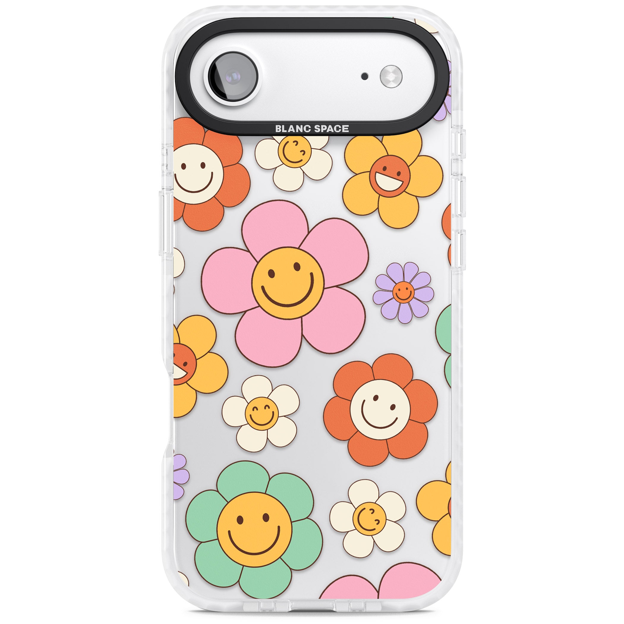 Happy Blossoms iPhone 17 Air Impact Clear Phone Case