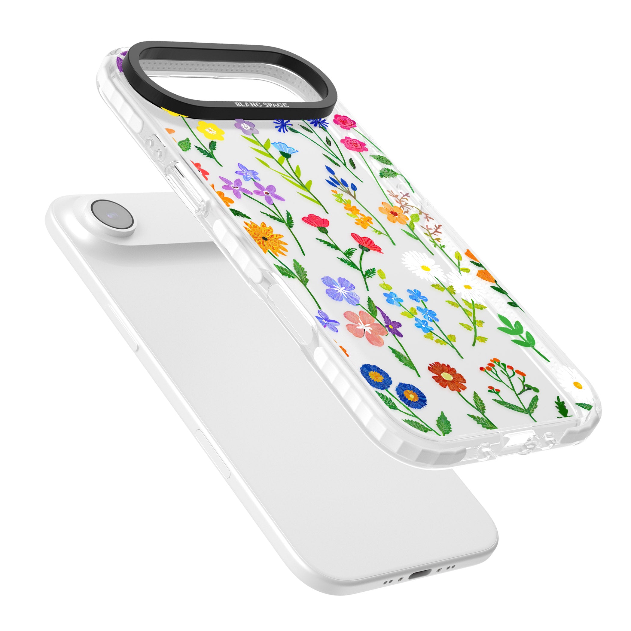 Wildflower Garden iPhone 17 Air Impact Clear Phone Case Colours