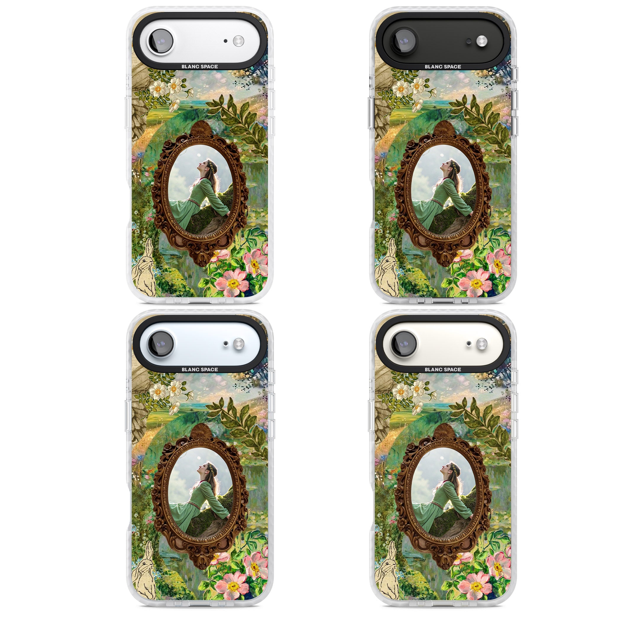 Personalised Meadow Frame iPhone 17 Air Impact Clear Phone Case APT Impact Protection