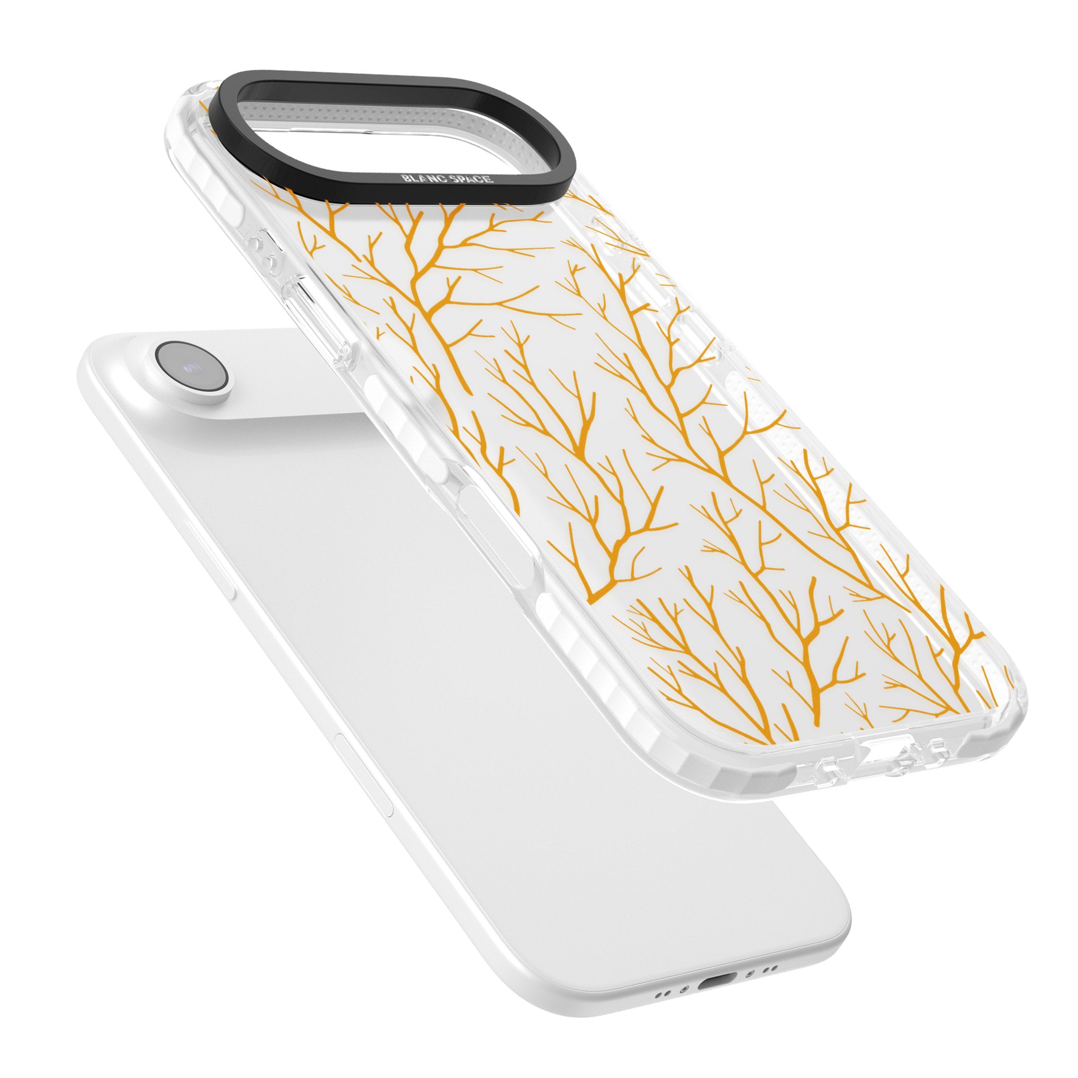 Personalised Bramble Branches iPhone 17 Air Impact Clear Phone Case Colours