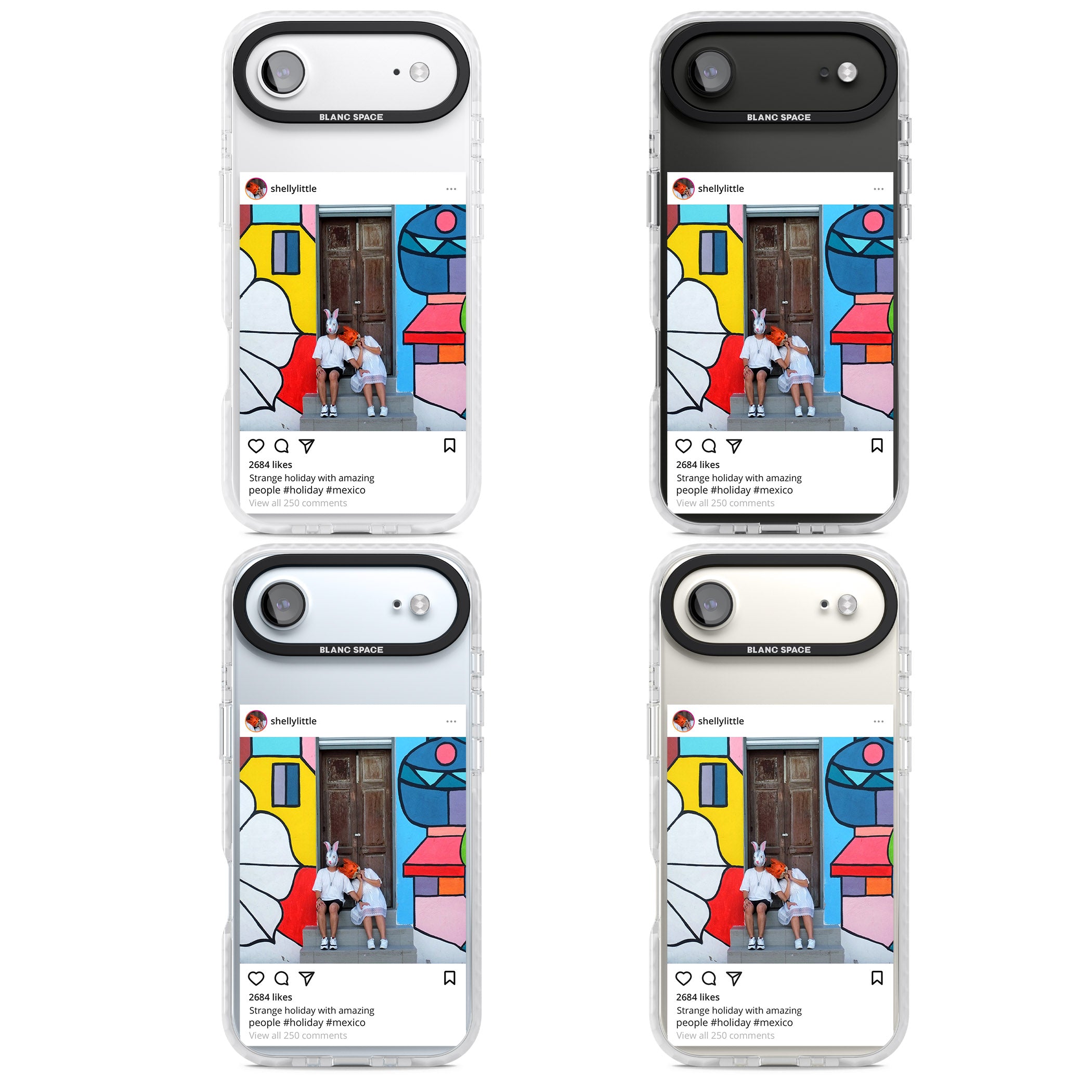 Personalised Instagram iPhone 17 Air Impact Clear Phone Case APT Impact Protection