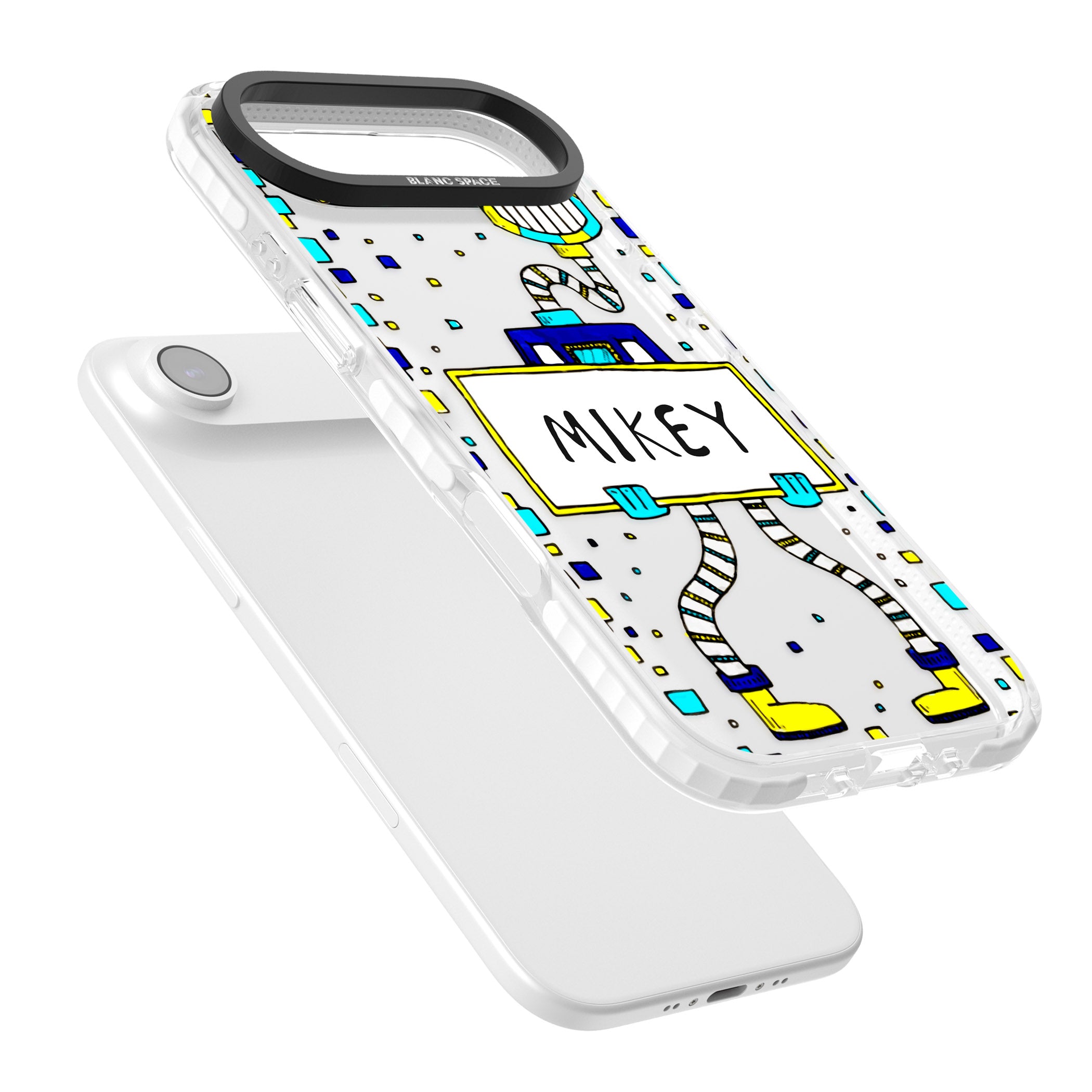 Personalised Tubes Guy iPhone 17 Air Impact Clear Phone Case Colours