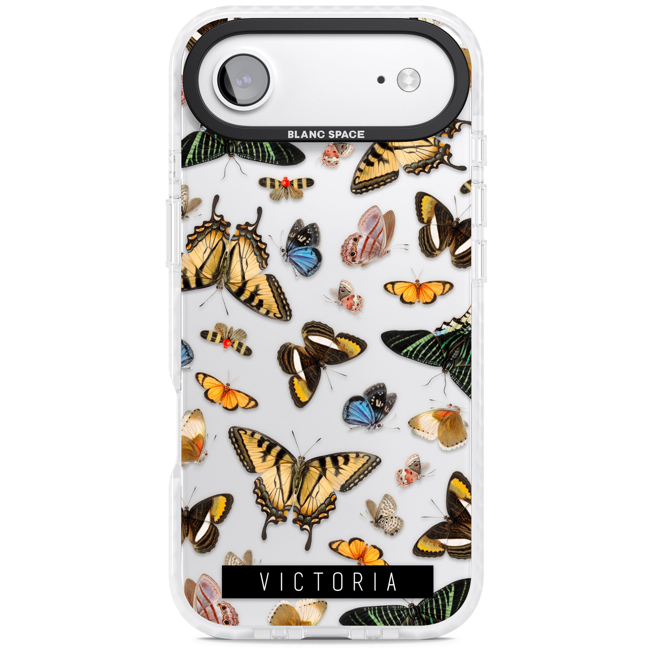 Personalised Butterfly Archive iPhone 17 Air Impact Clear Phone Case