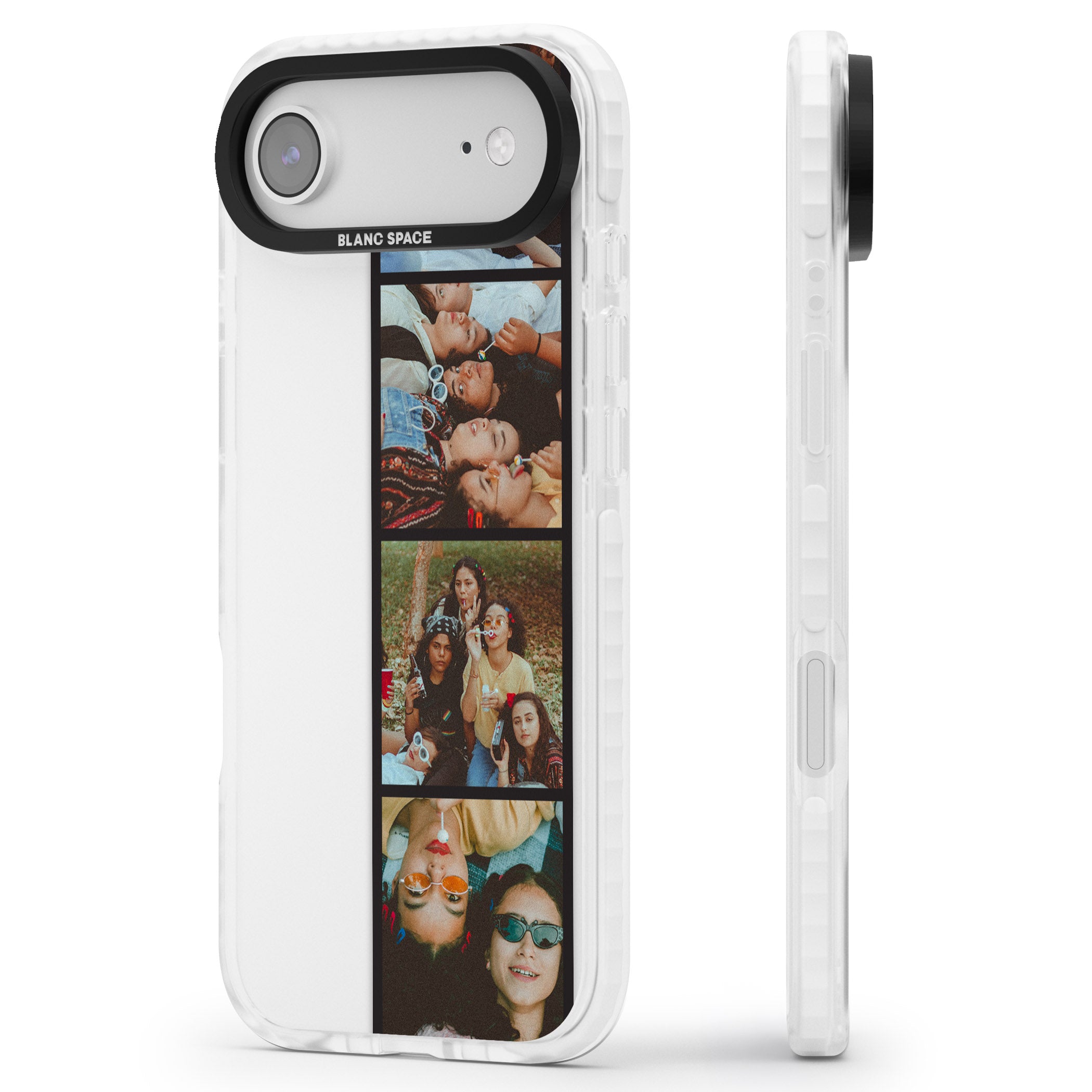 Personalised Photo Strip iPhone 17 Air Impact Clear Phone Case Side Profile